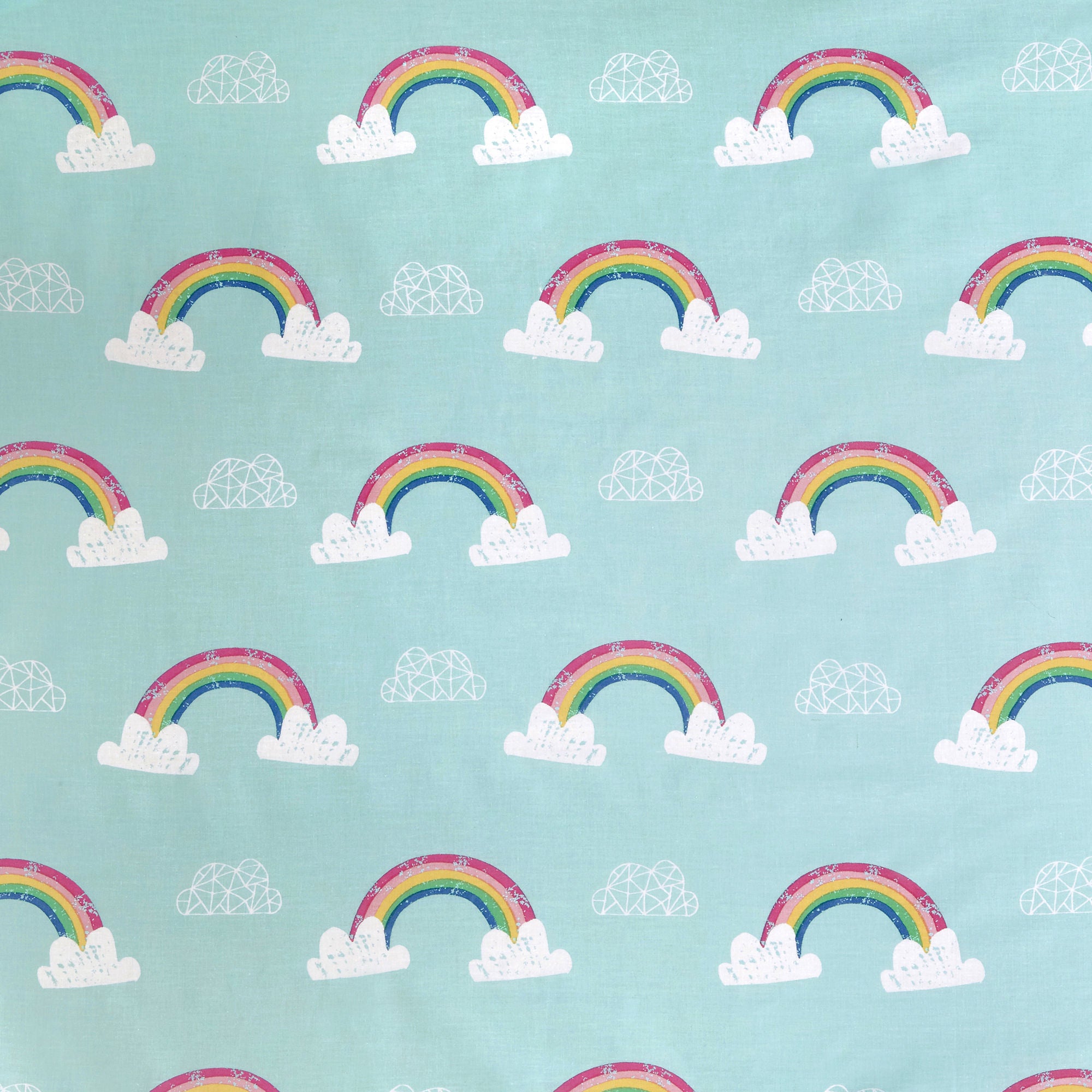 Rainbow Unicorn Duvet Cover Set by Bedlam in Multicolour - Duvet Cover Set - Bedlam
