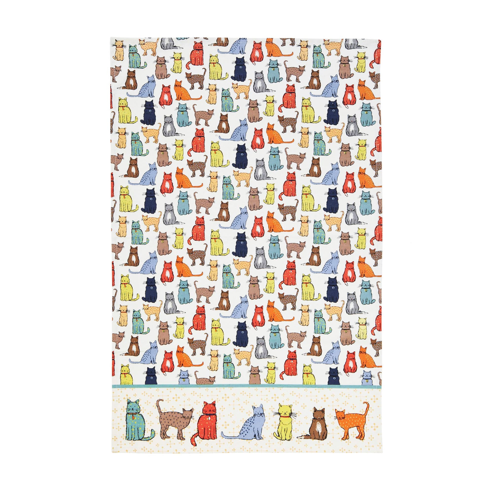 Catwalk Cotton Tea Towel in Multicolour - Tea Towel - Ulster Weavers