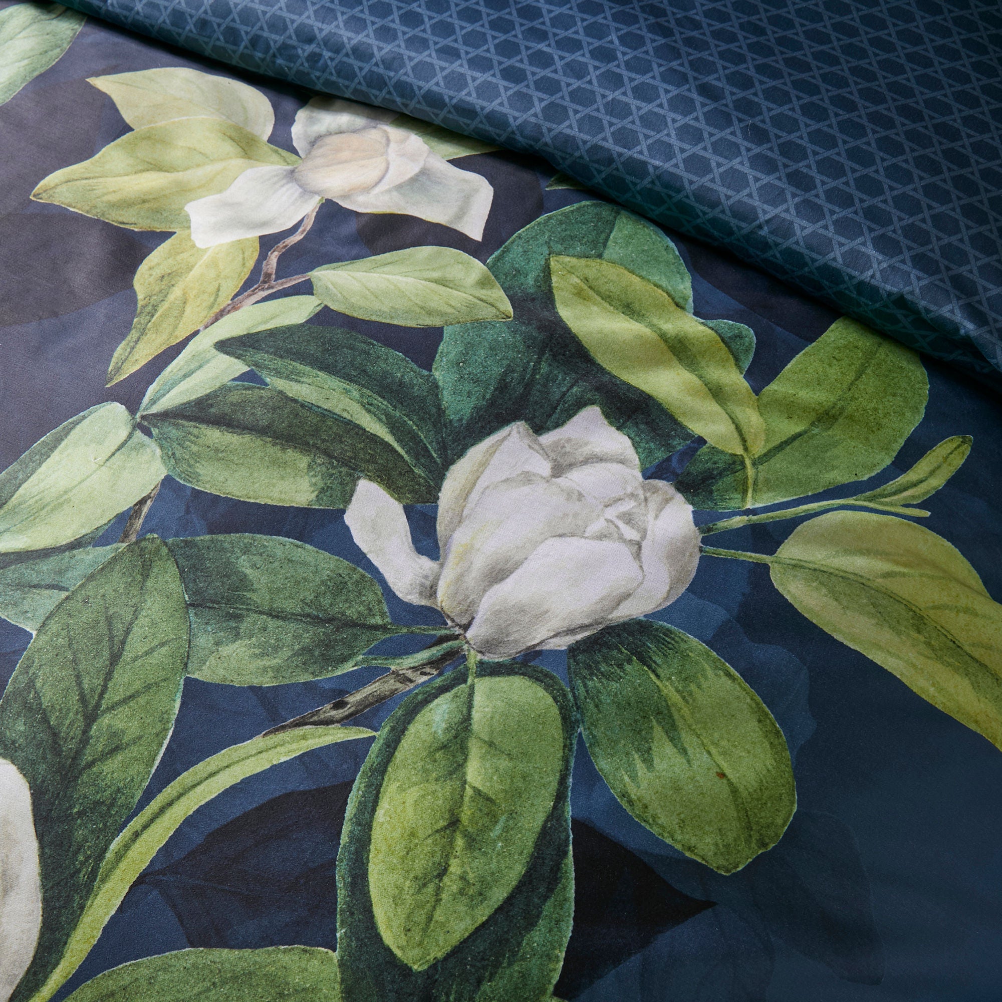 Alaya Duvet Cover Set by Soiree in Teal - Duvet Cover Set - Soiree