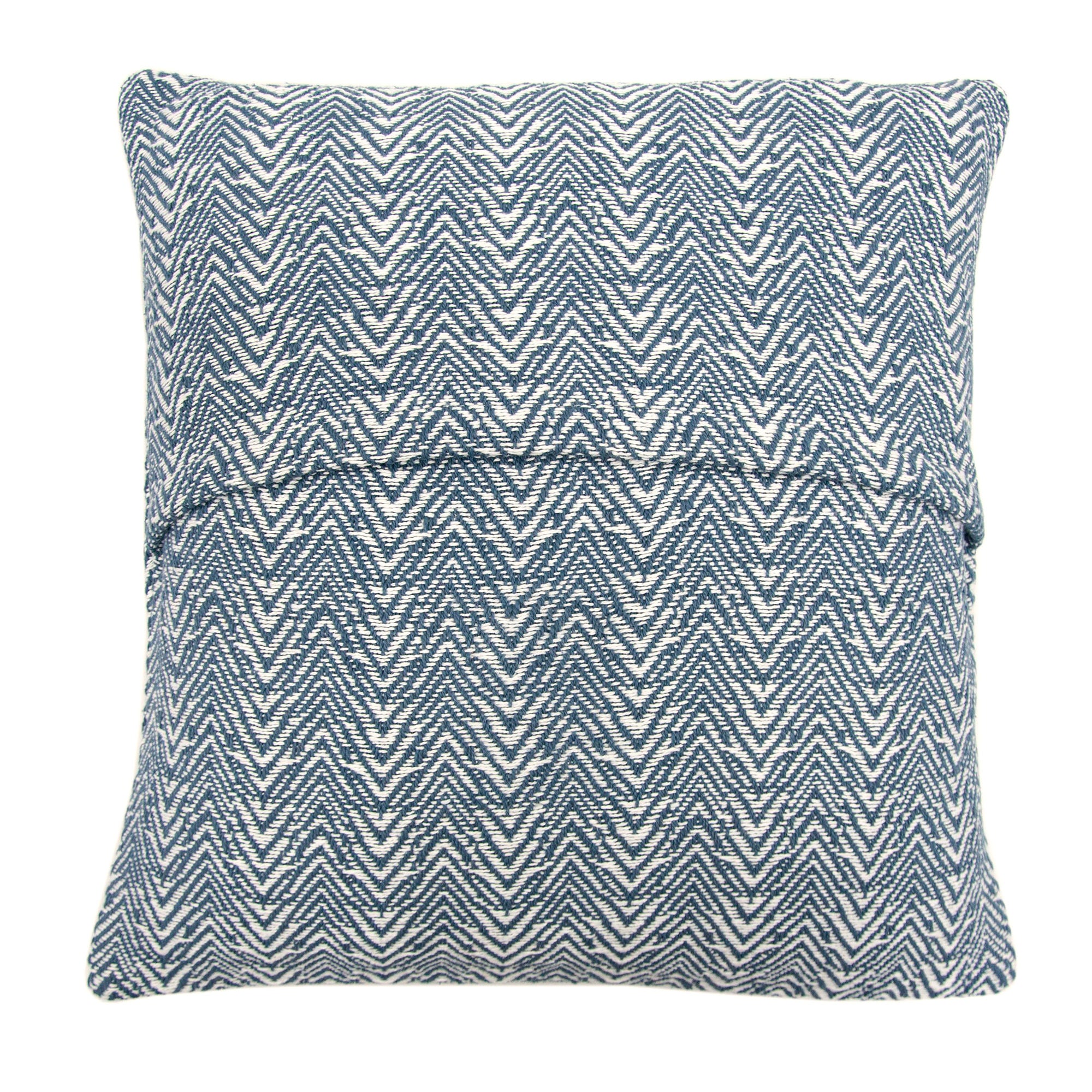 Herringbone Cushion by Appletree Loft in Ink Blue 43 x 43cm - Cushion - Appletree Loft