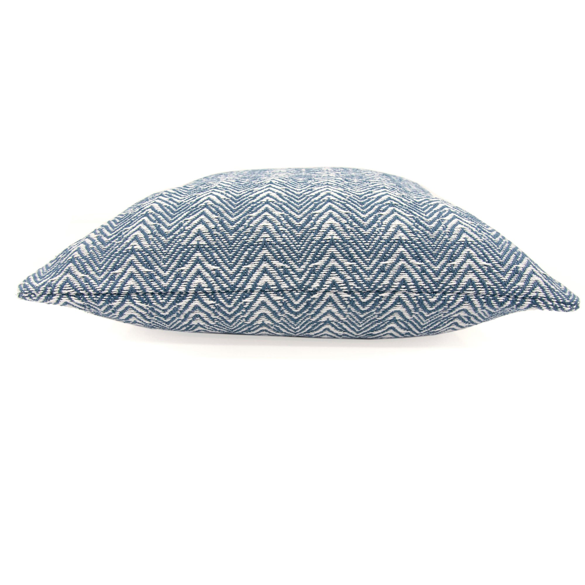 Herringbone Cushion by Appletree Loft in Ink Blue 43 x 43cm - Cushion - Appletree Loft