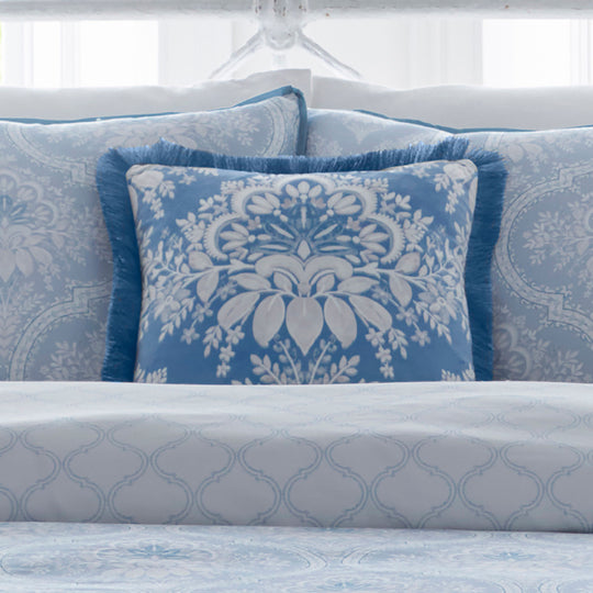 Alexia Cushion in Blue 43 x 43cm