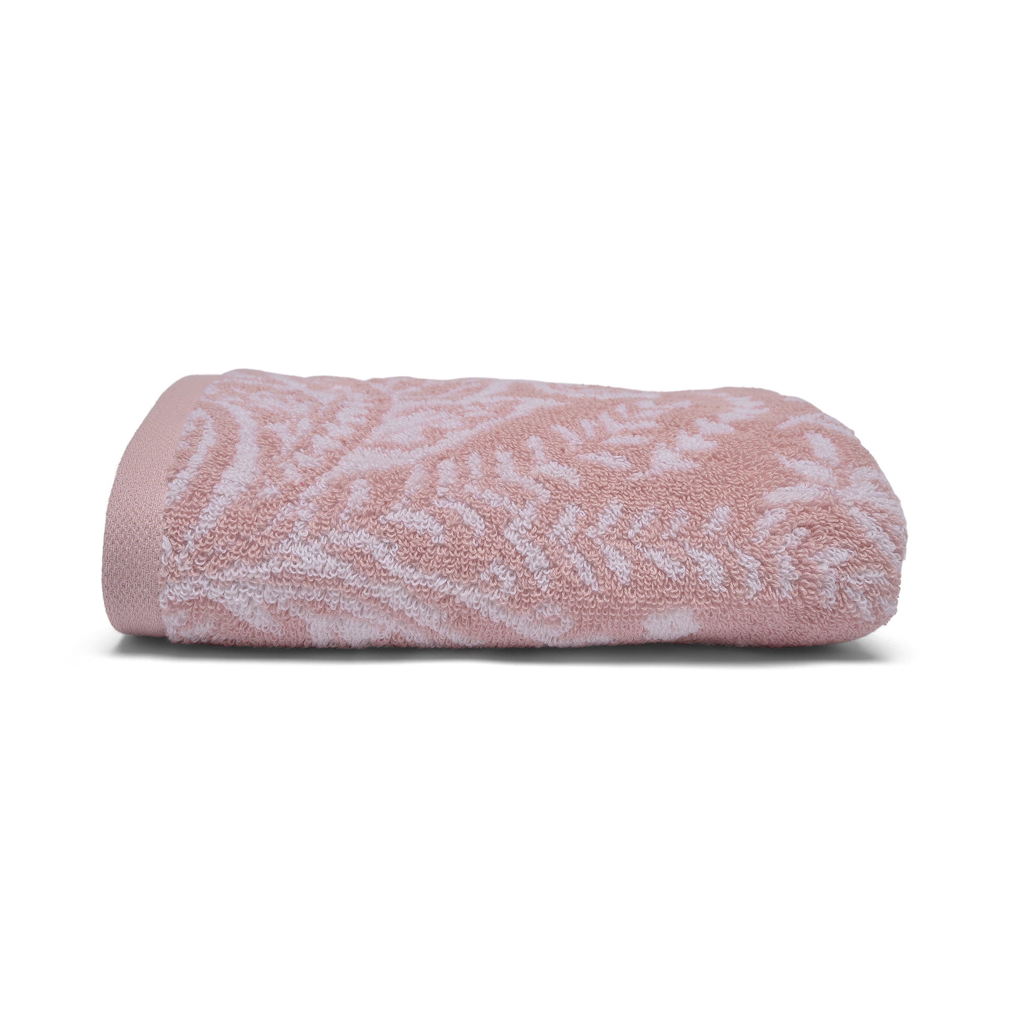Aveline Towels by Dreams & Drapes Bathroom in Soft Pink - Hand Towel - Dreams & Drapes Bathroom