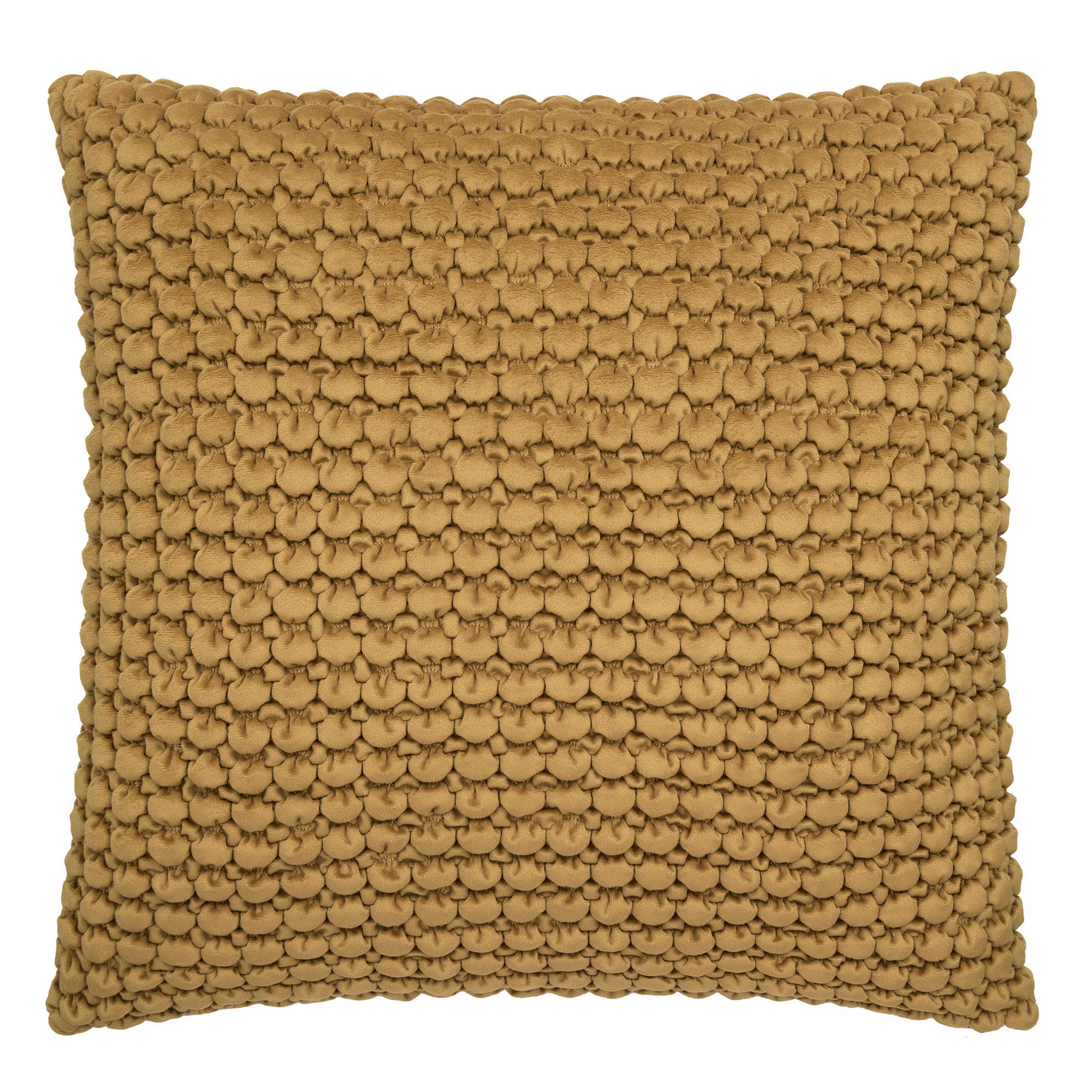 Bobble Cushion in Ochre 55 x 55cm - Cushion - Appletree