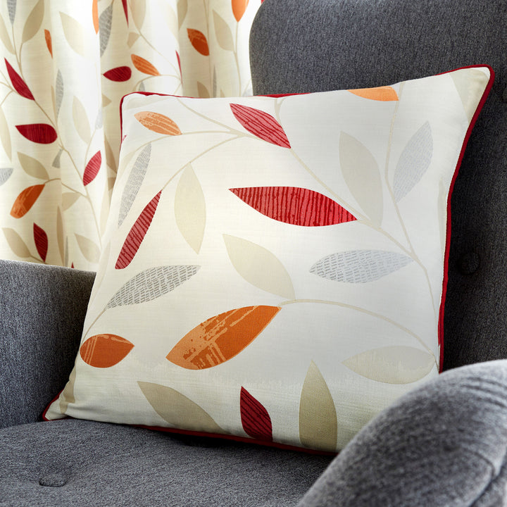 Beechwood Cushion by Fusion in Red 43 x 43cm - Cushion - Fusion