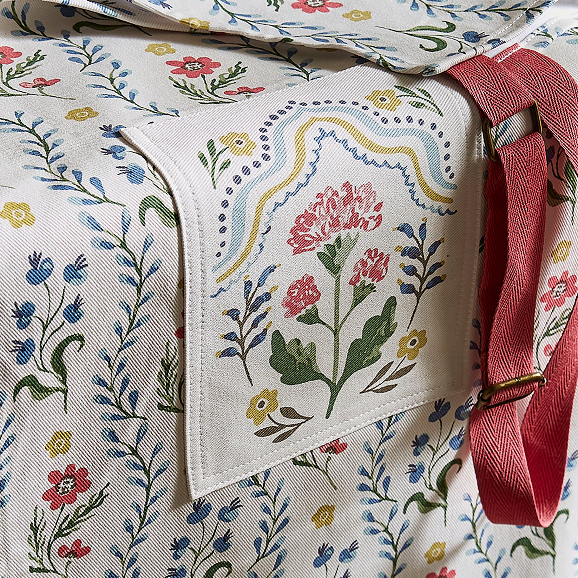 Ulster Weavers Boho Floral Apron - Cotton One Size in Multi - Apron - Ulster Weavers