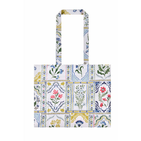 Boho Floral Shoulder Bag PVC  in Multicolour