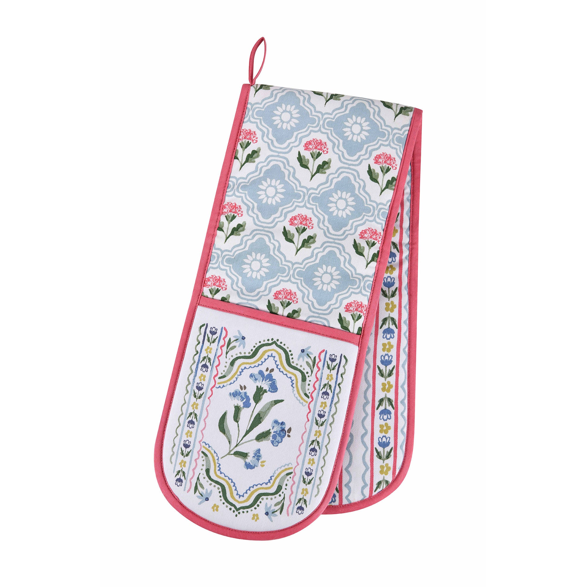 Ulster Weavers Boho Floral Double Oven Glove One Size in Multi - Double Oven Glove - Ulster Weavers