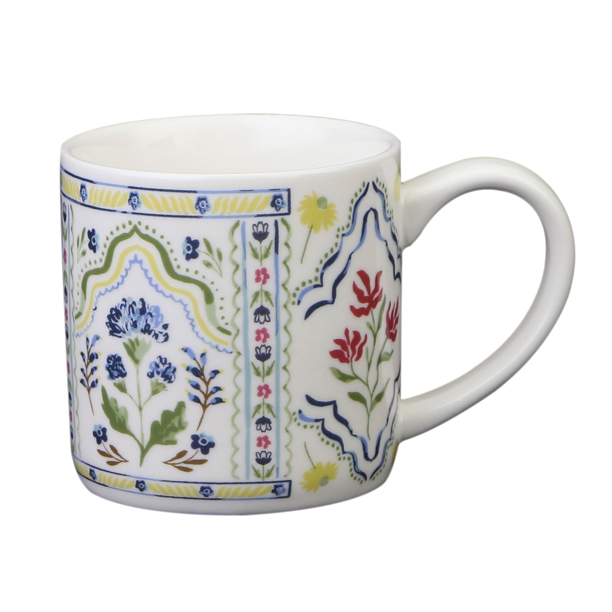 Ulster Weavers Boho Floral Mug - New Bone China 250ml in Multi - Mug - Ulster Weavers