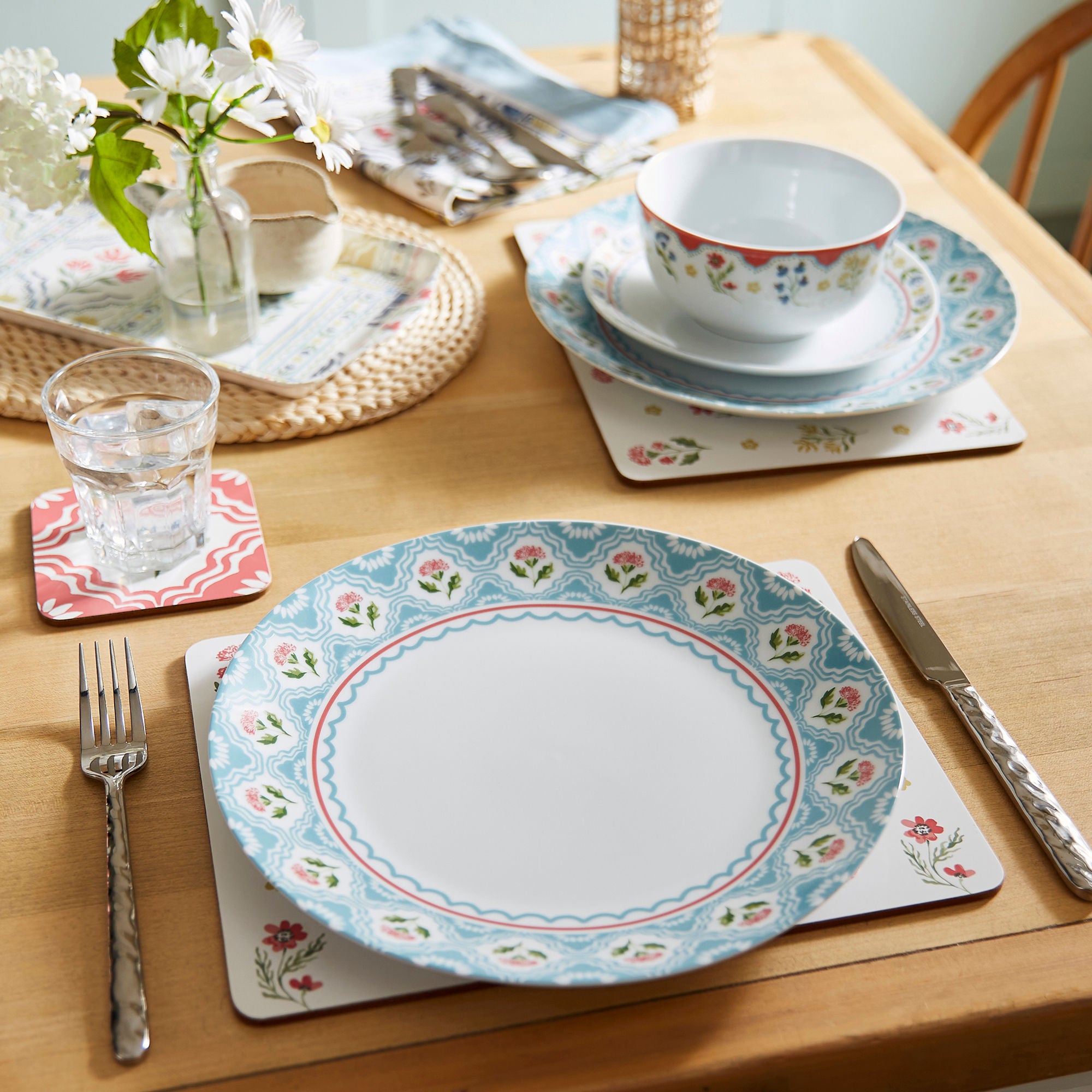 Ulster Weavers Boho Floral Side Plate - Porcelain One Size in Multi - Plates - Ulster Weavers