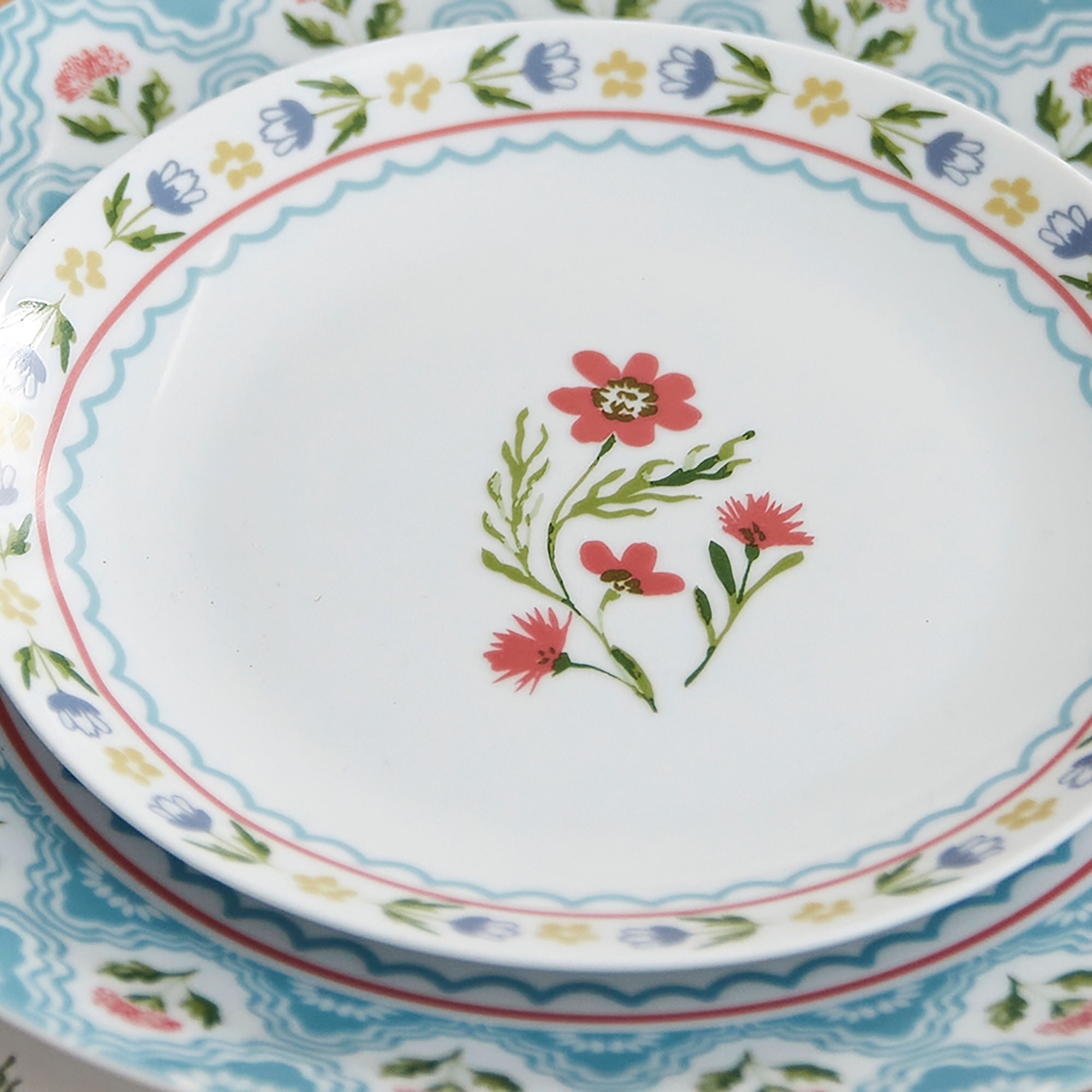 Ulster Weavers Boho Floral Side Plate - Porcelain One Size in Multi - Plates - Ulster Weavers