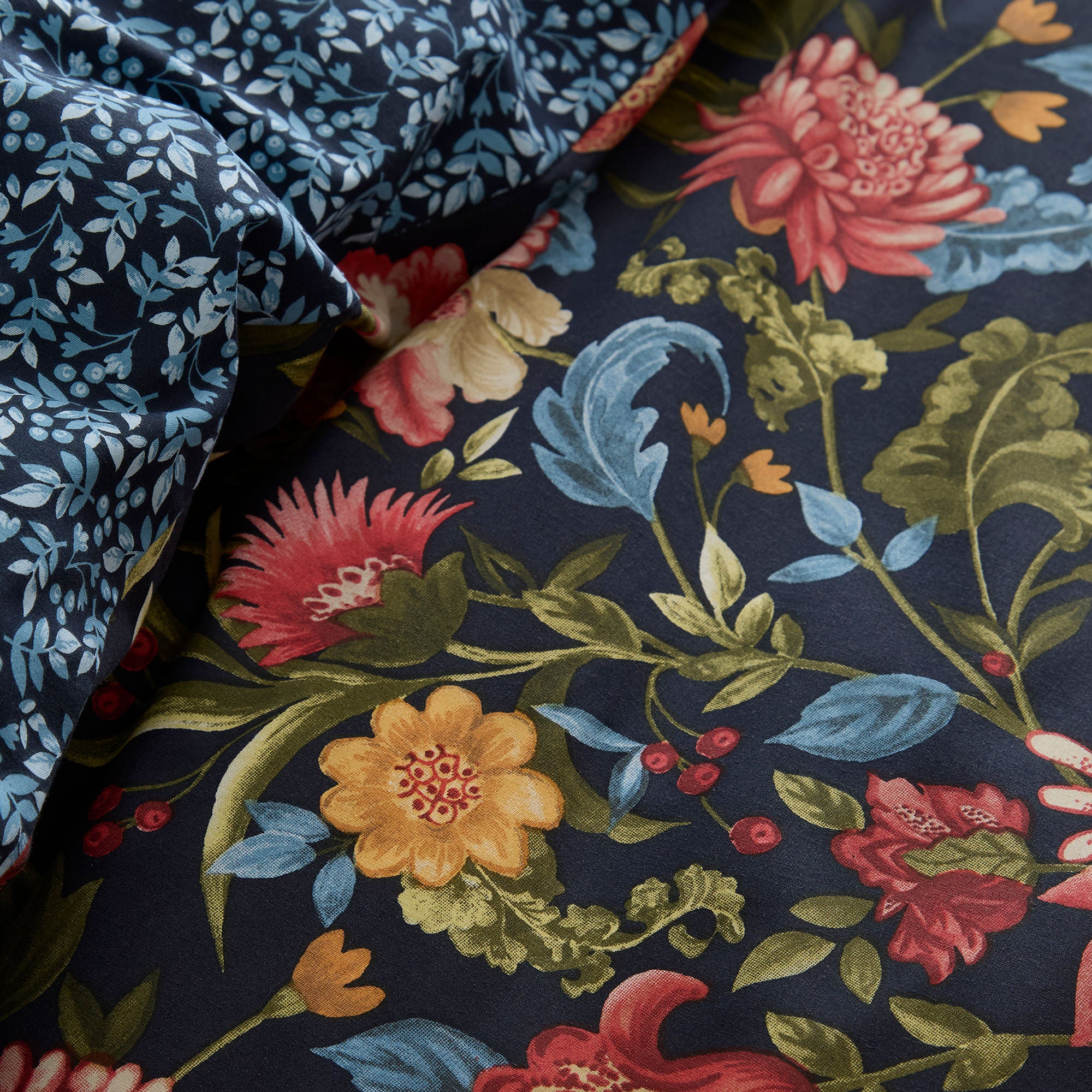 Bejewelled Duvet Cover Set in Navy - Duvet Cover Set - Dreams & Drapes