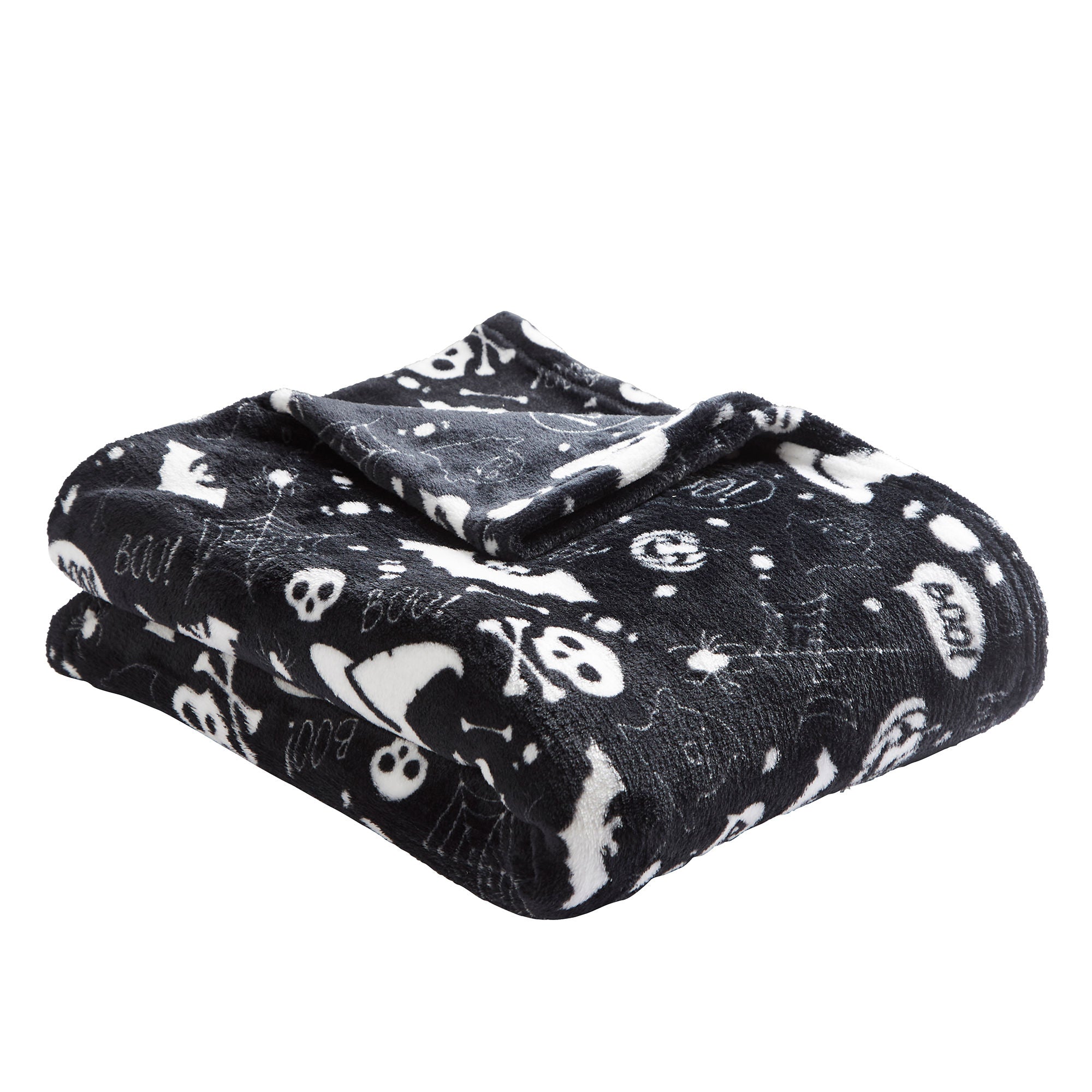 Boo Throw by Bedlam in Black 120 x 150cm - Throw - Bedlam