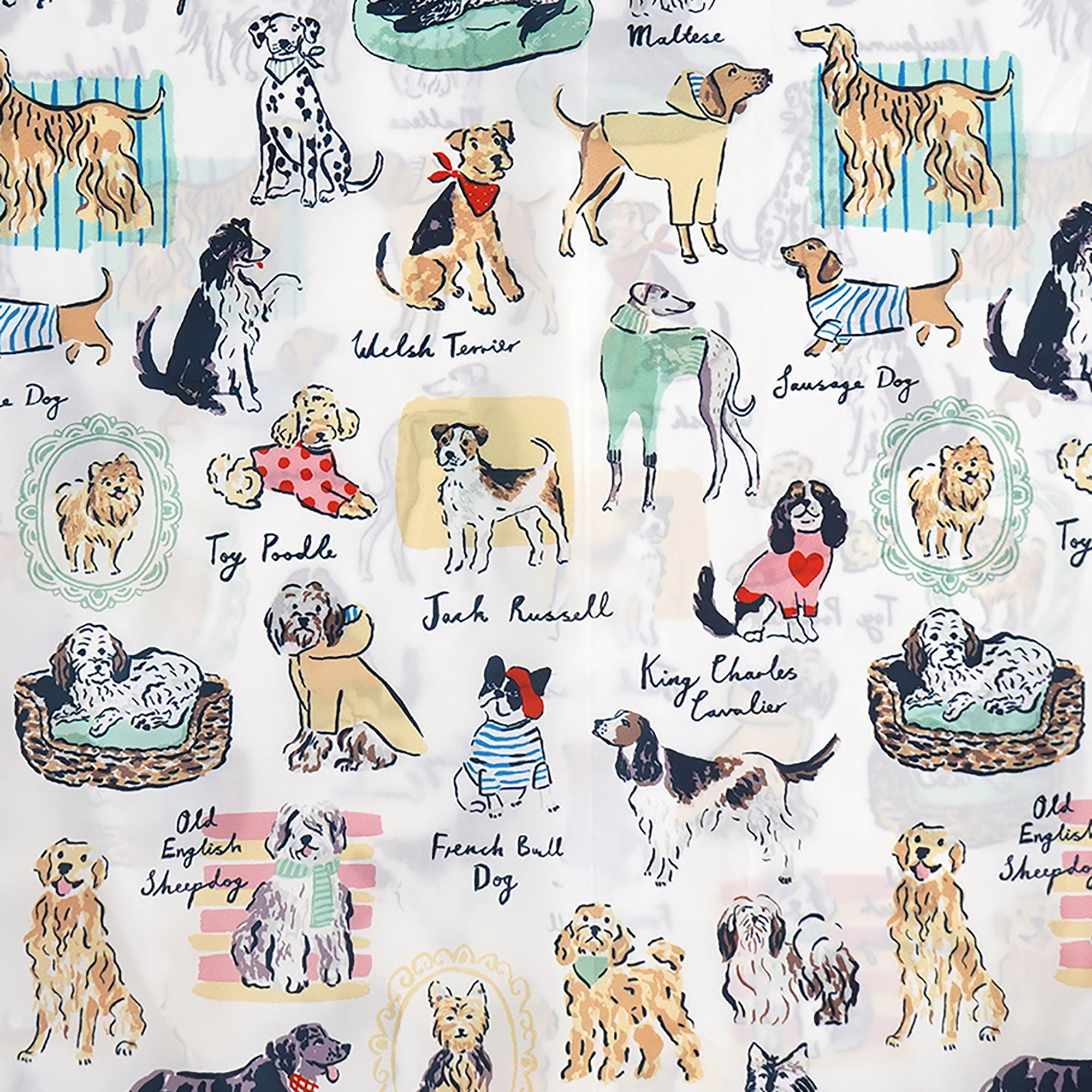 Ulster Weavers Best In Show Foldable Tote Bag Medium in Multi - Roll-Up Bag - Ulster Weavers