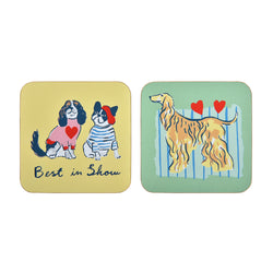 Ulster Weavers Best In Show Coasters - 4 Pack One Size in Multi