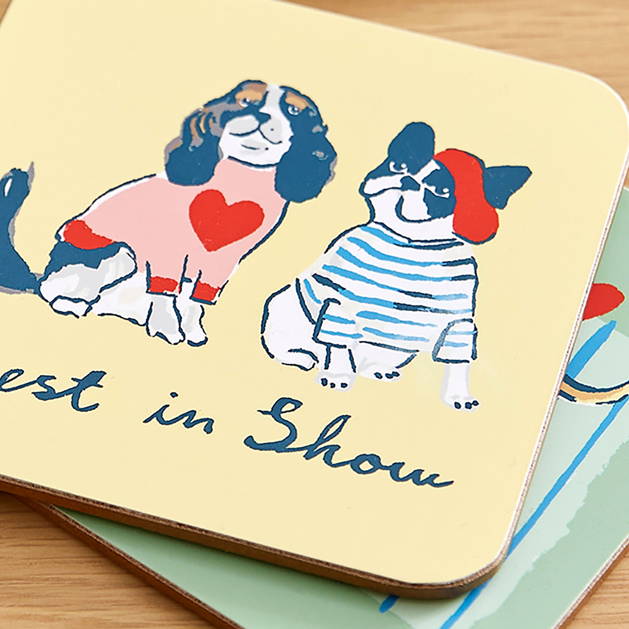 Ulster Weavers Best In Show Coasters - 4 Pack One Size in Multi - Coaster - Ulster Weavers