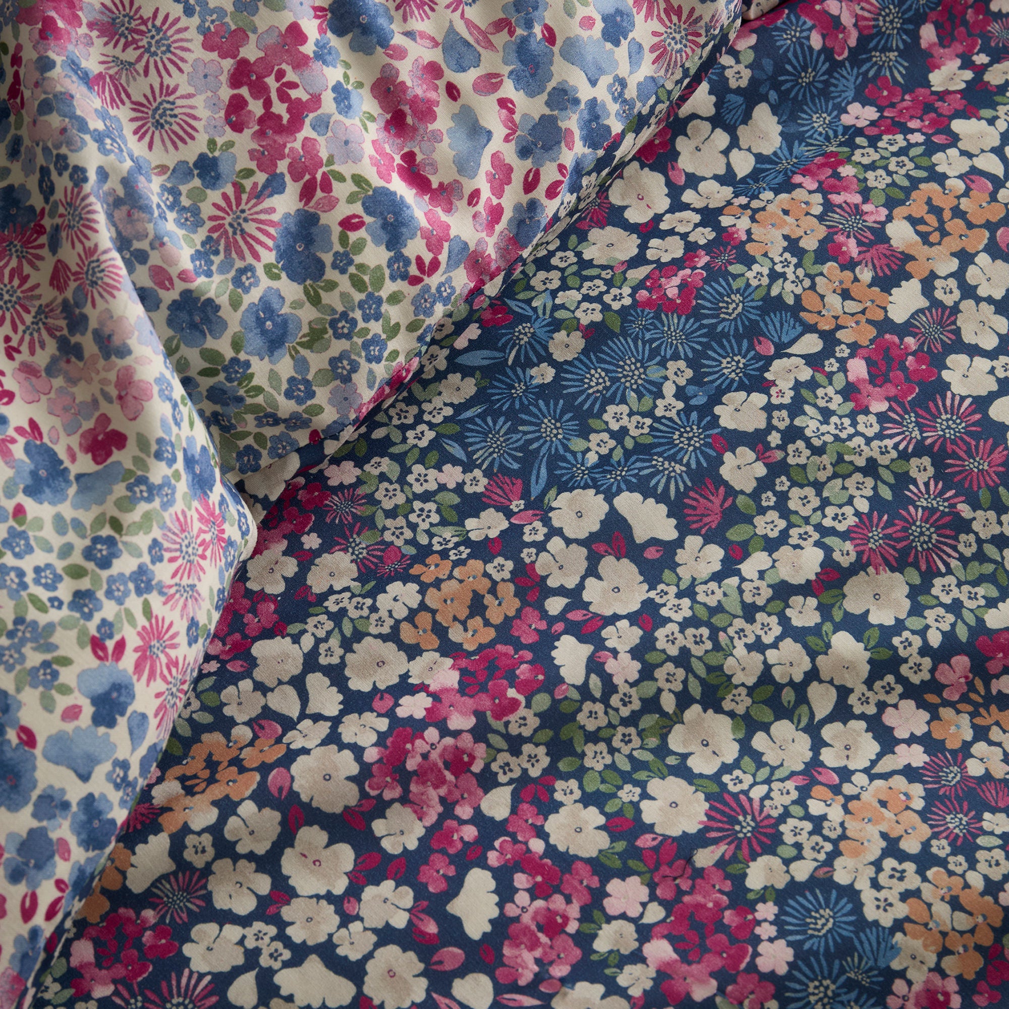 Bessie Duvet Cover Set in Navy - Duvet Cover Set - Dreams & Drapes