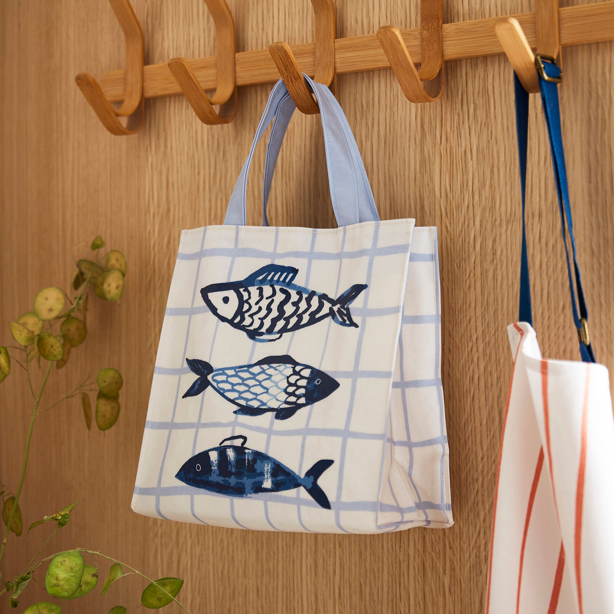 Ulster Weavers Catch of the Day PVC Coated Tote Bag Small in Multi - Bag - Ulster Weavers