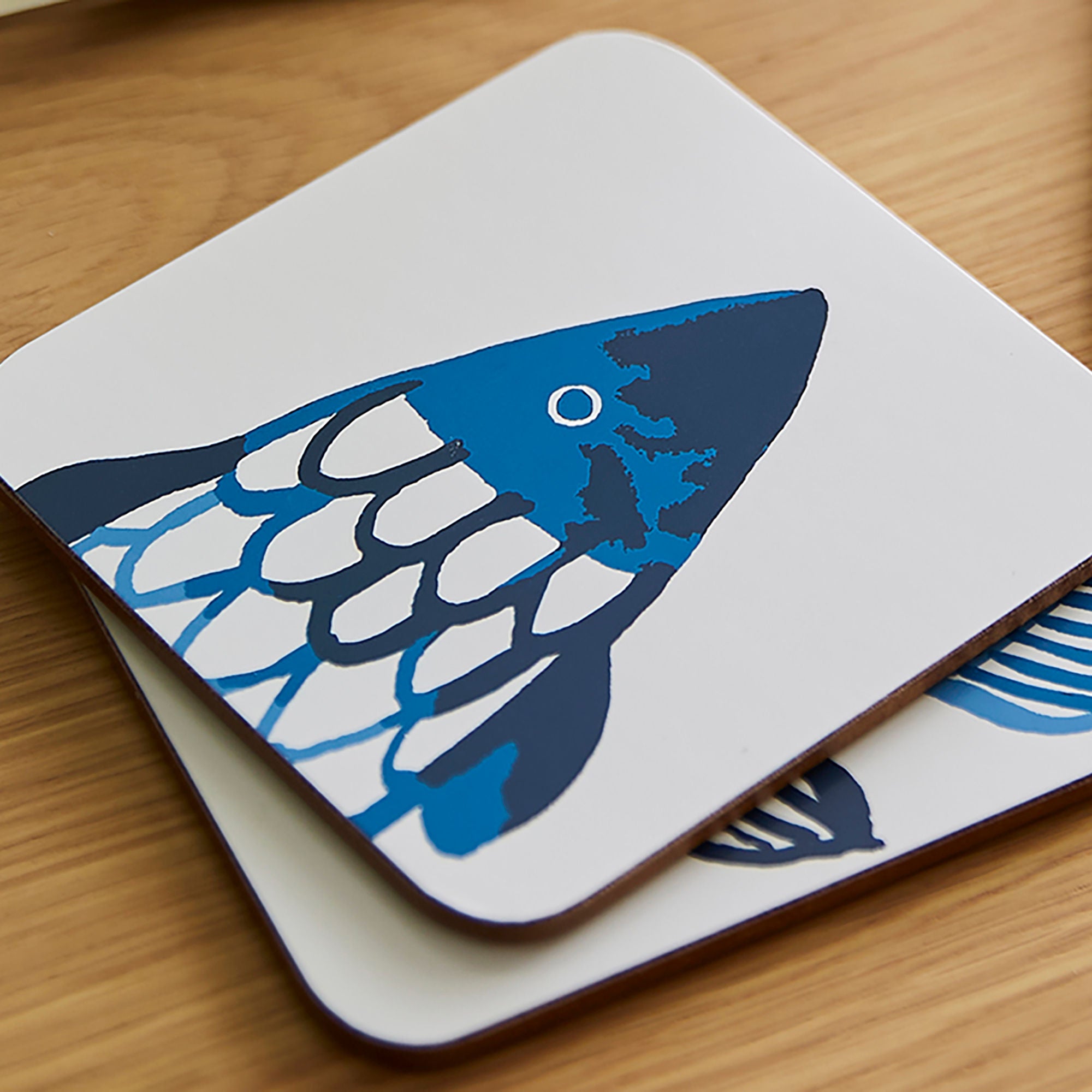 Ulster Weavers Catch of the Day Coasters - 4 Pack One Size in Multi - Coaster - Ulster Weavers
