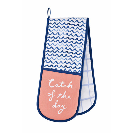 Catch of the Day Double Oven Glove in Multicolour