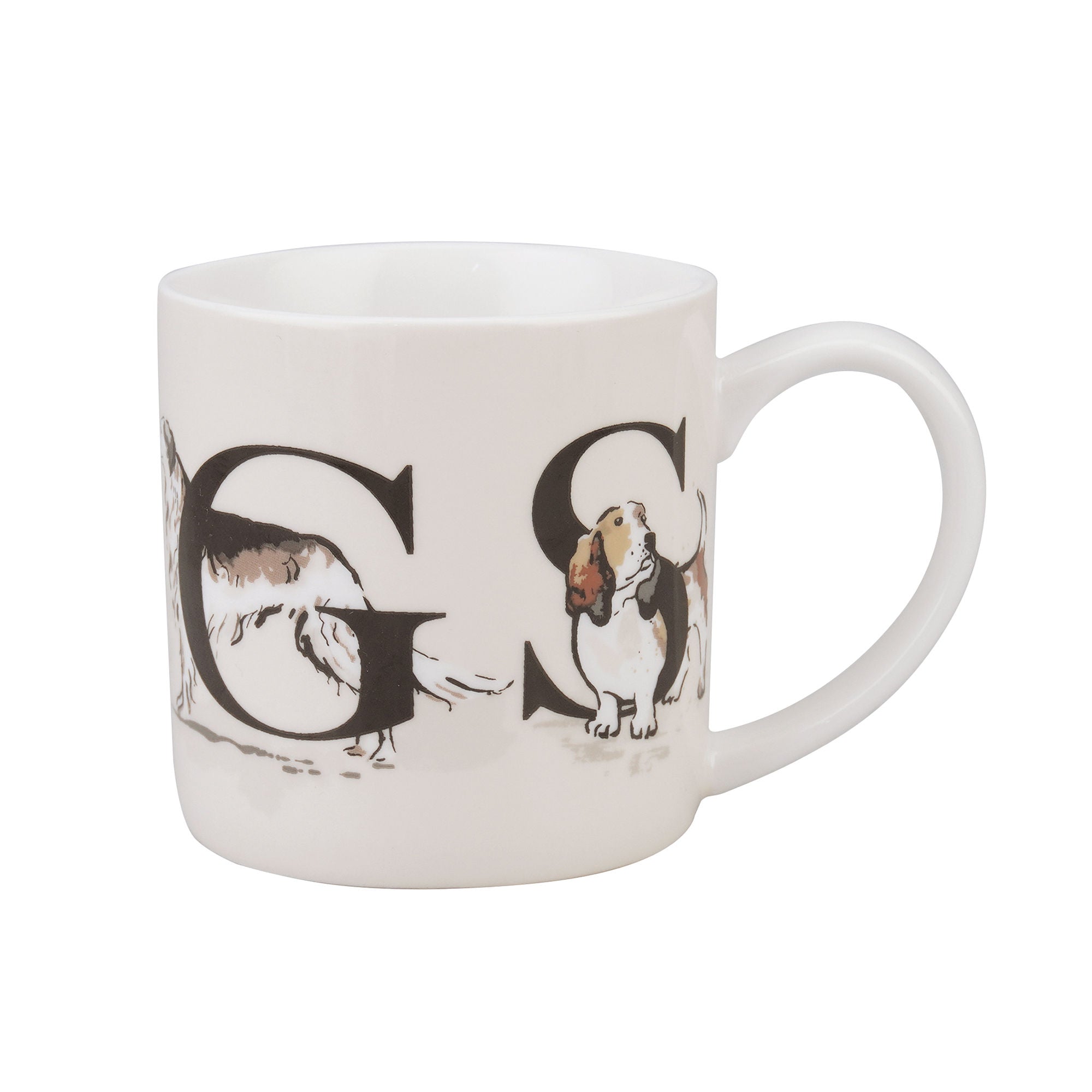 Country Dogs Bone China Mug in Brown - Mug - Ulster Weavers