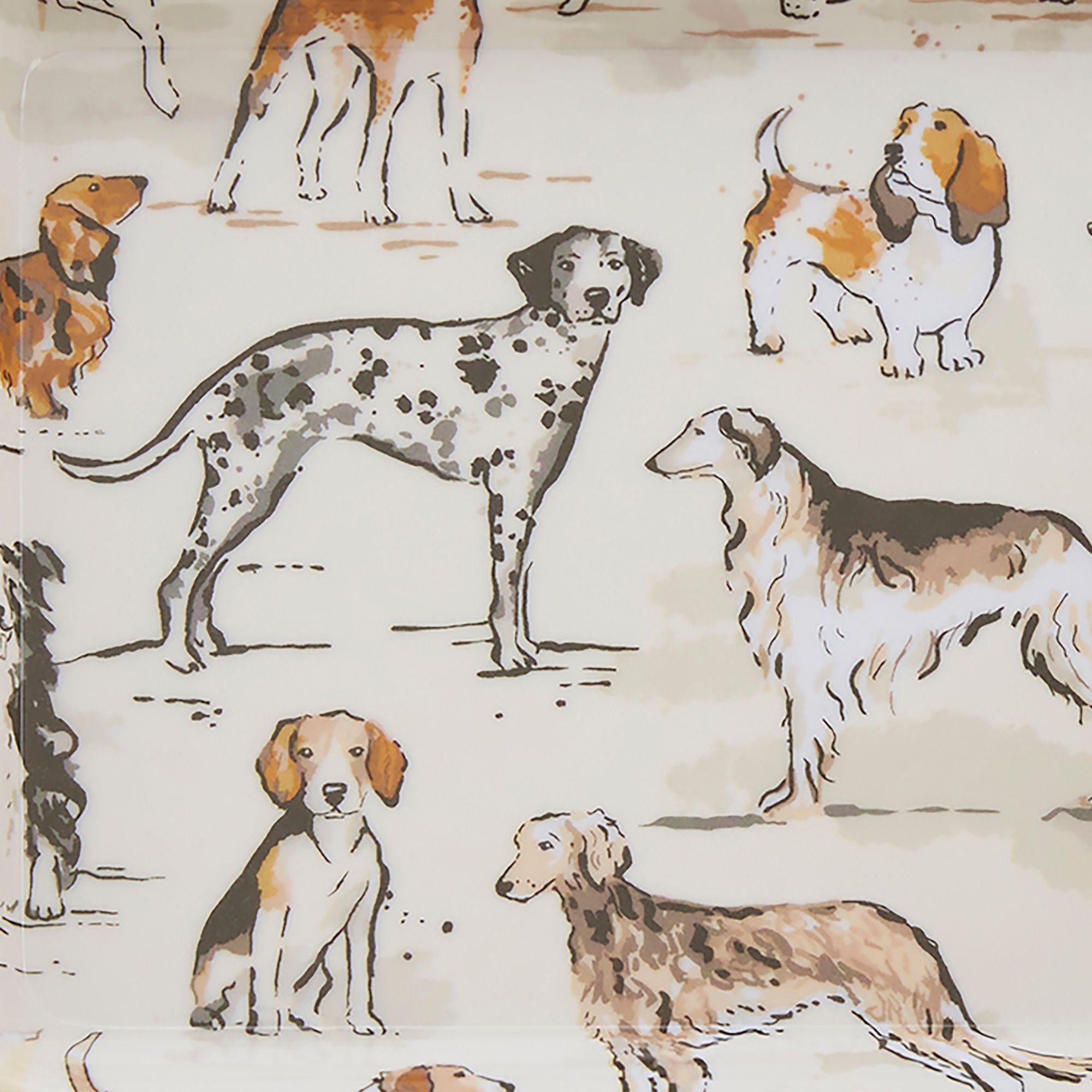 Country Dogs Scatter Tray in Brown - Tray - Ulster Weavers