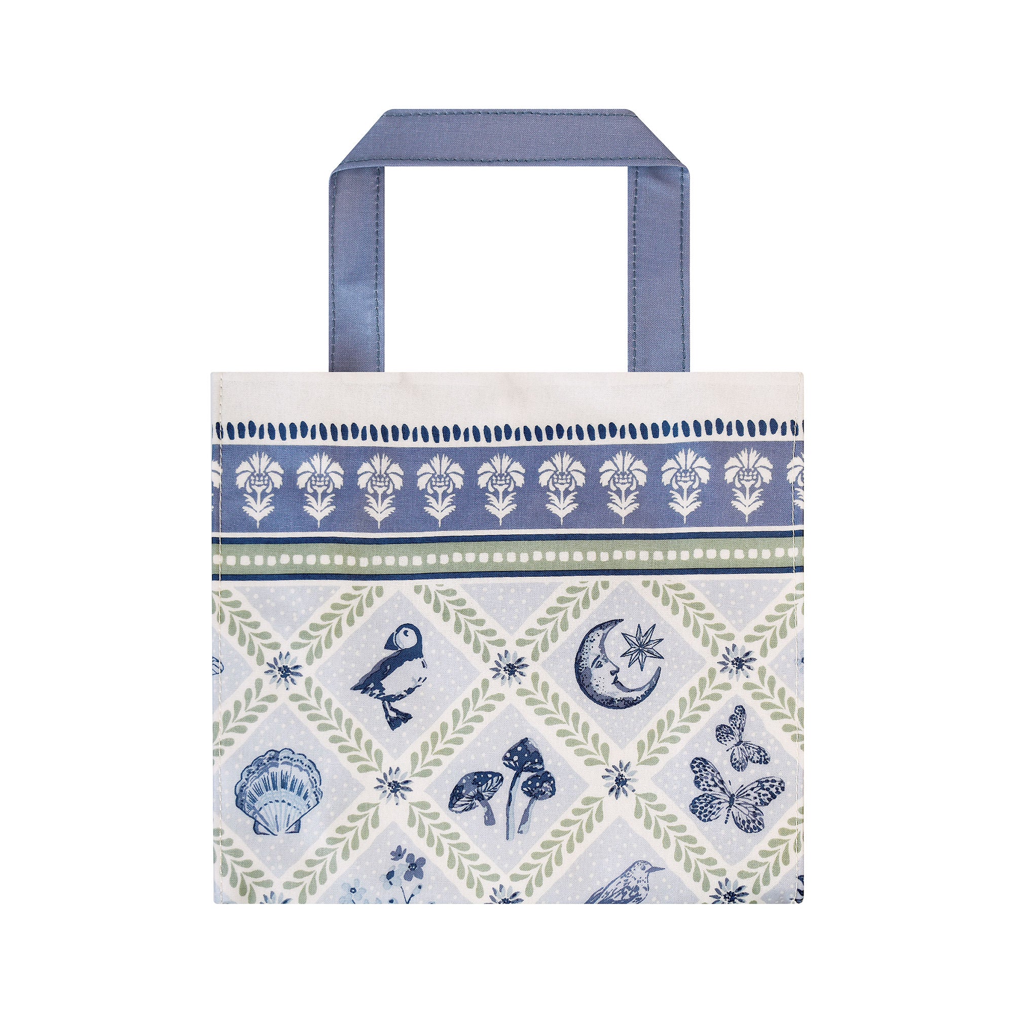 Coastal Treasures PVC Bag Small in Blue - Bag - Ulster Weavers