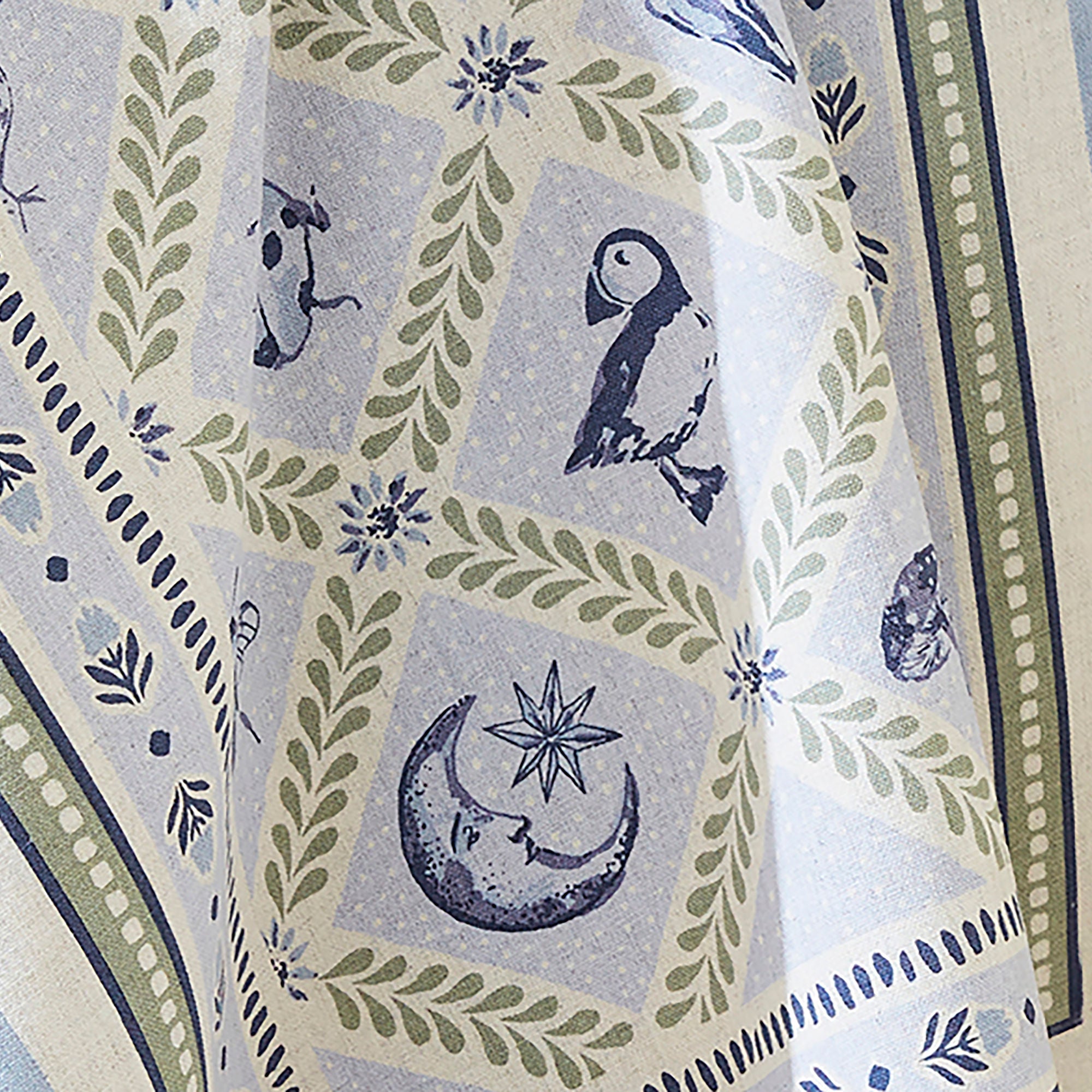 Coastal Treasures Cotton Tea Towel in Blue - Tea Towel - Ulster Weavers