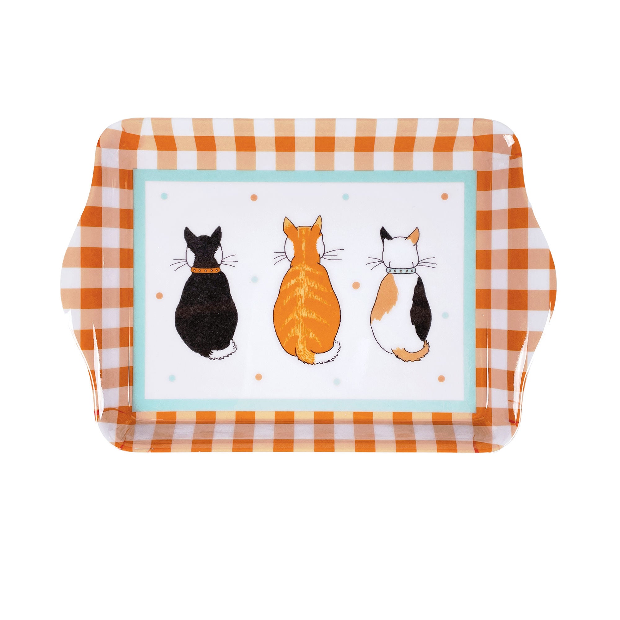 Cats In Waiting 2026 Scatter Tray in Orange - Tray - Ulster Weavers