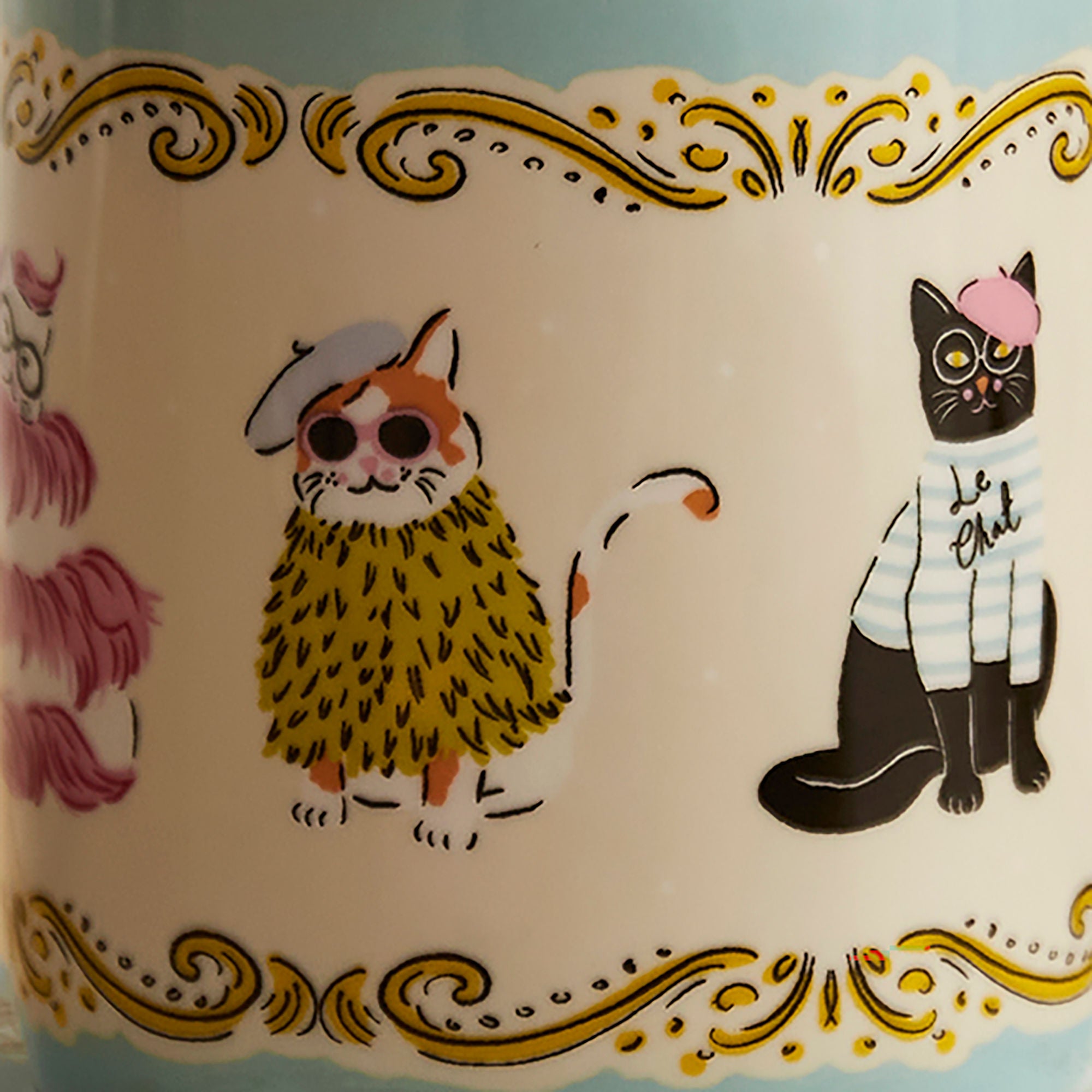 Ulster Weavers Cool Cats Mug - New Bone China 250ml in Multi - Mug - Ulster Weavers