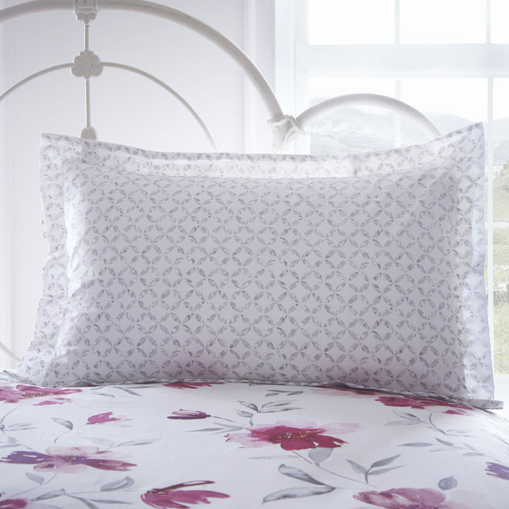 Celestine Pair of Pillowcases by Dreams & Drapes in Blush 50 x 75cm - Pair of Pillowcases - Dreams & Drapes