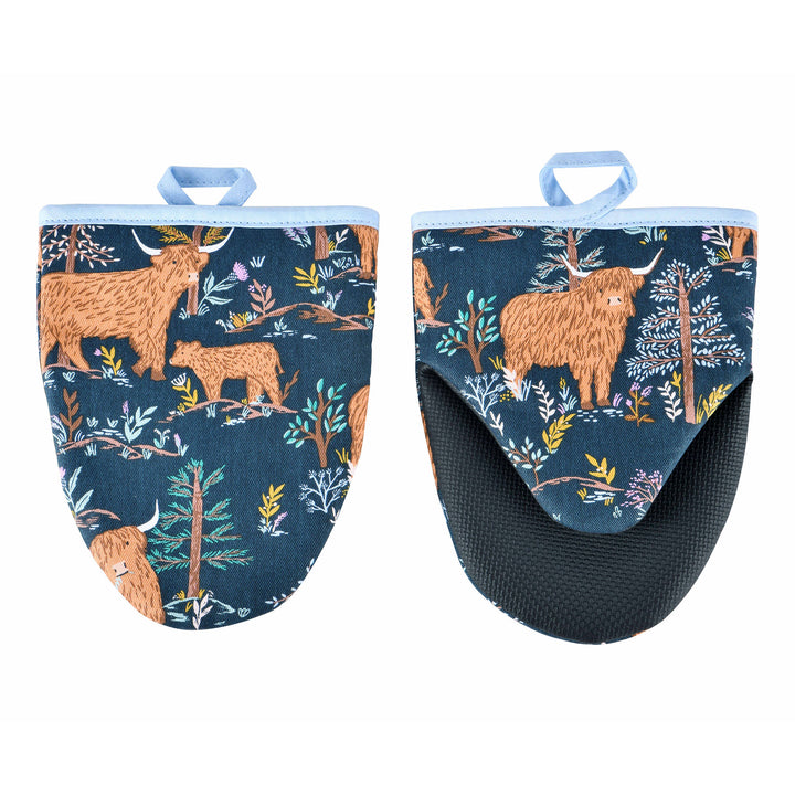 Ulster Weavers Connie the Cow Microwave Mitts - Pair One Size in Navy