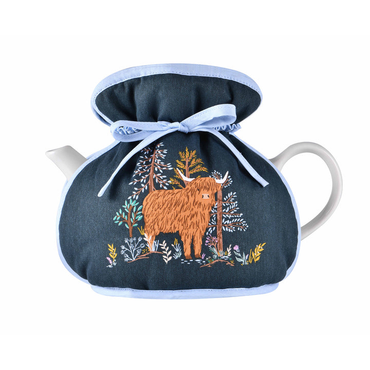 Ulster Weavers Connie the Cow Tea Cosy - Muff One Size in Navy