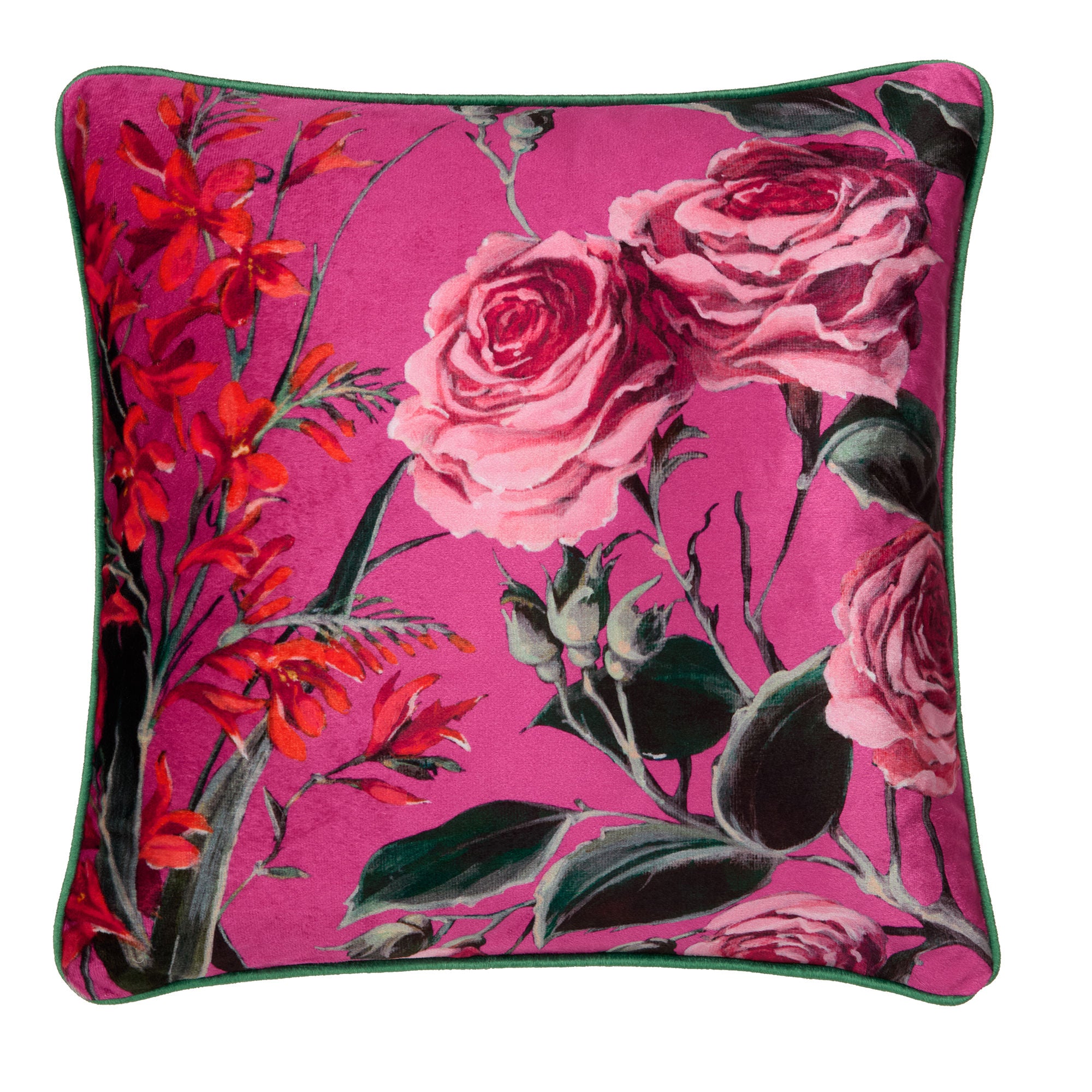 Cotswold Fantasia Dawn Cushion by Laurence Llewelyn-Bowen in Pink 43 x 43cm