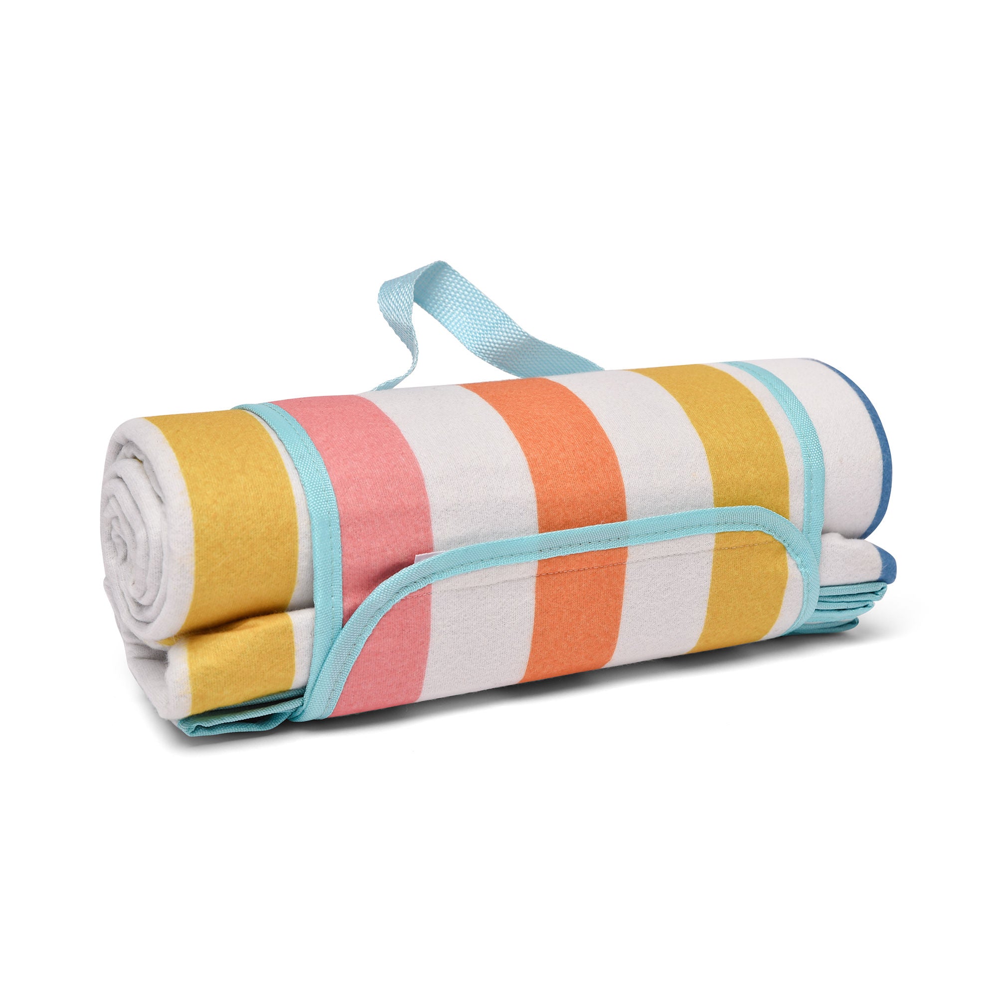 Carlson Stripe Picnic Blanket by Fusion in Multi 135 x 150cm - Picnic Blanket - Fusion