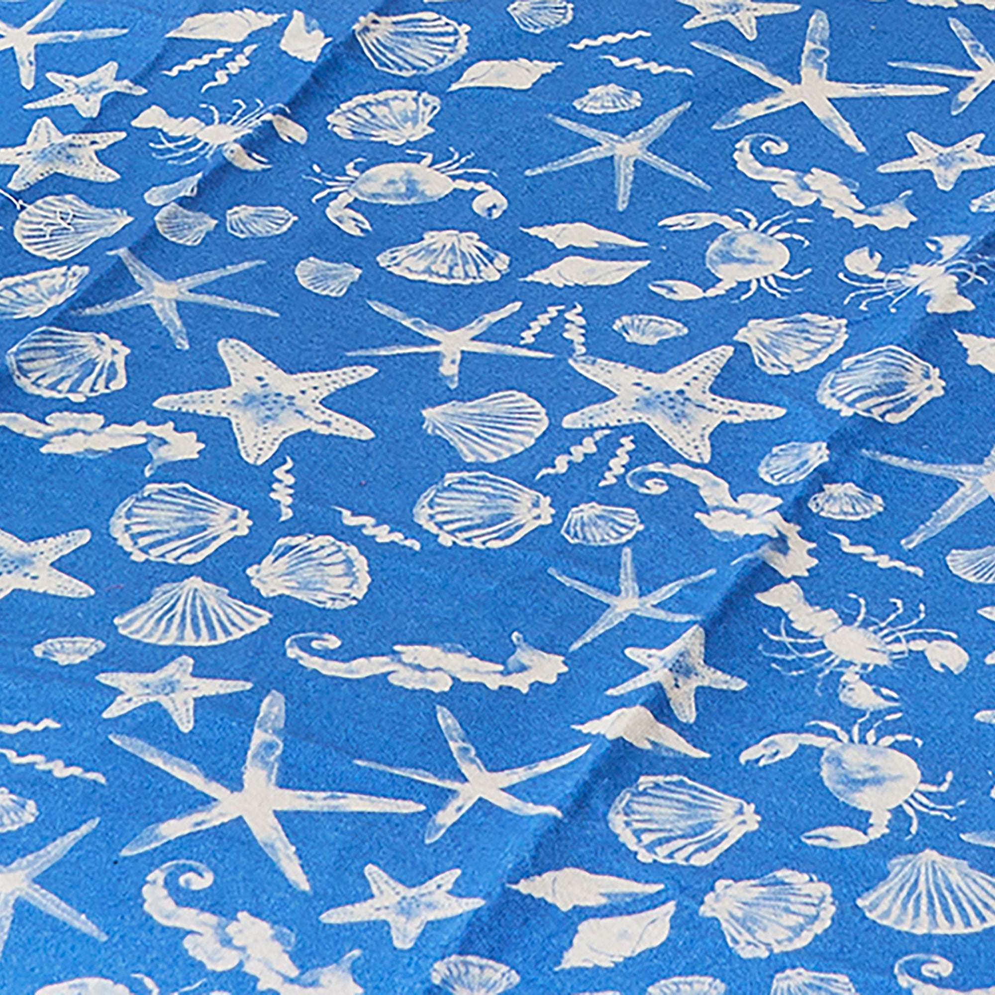 Coastal Bay Picnic Blanket by Fusion in Blue 135 x 150cm - Picnic Blanket - Fusion