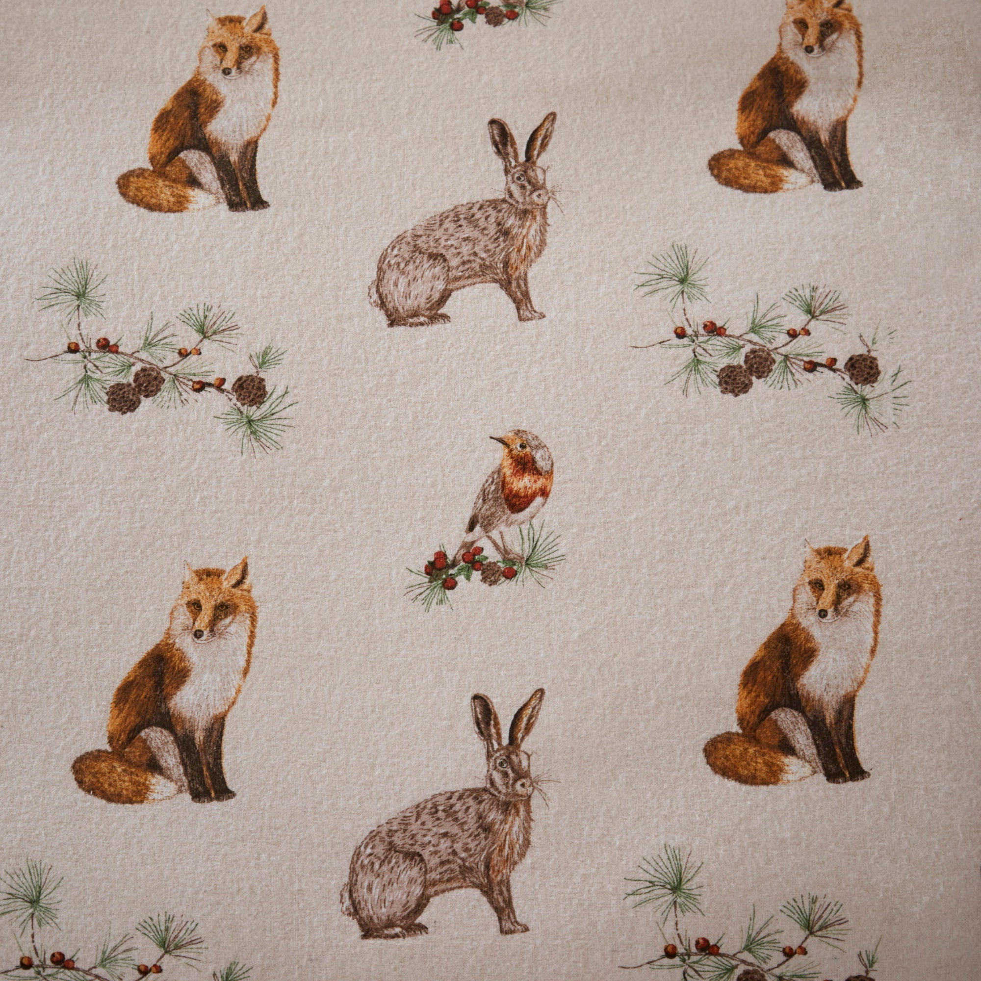 Derwent Check Duvet Cover Set by Dreams & Drapes Lodge in Natural - Duvet Cover Set - Dreams & Drapes Lodge