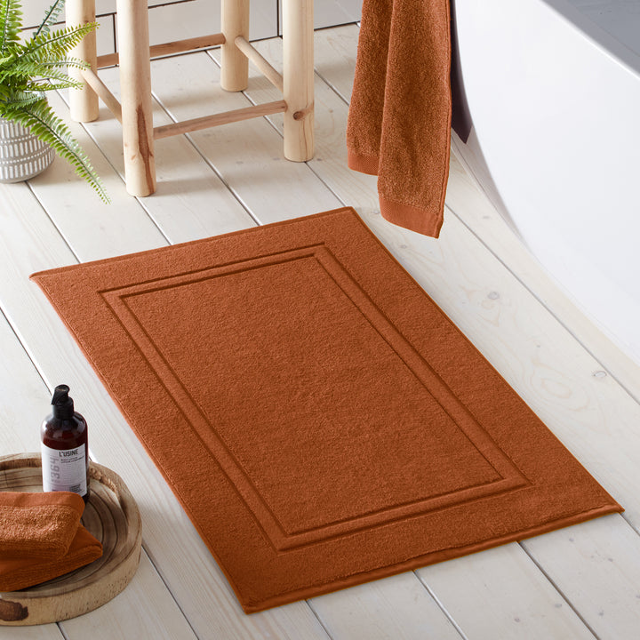 Abode Eco Bath Mat by Drift Home in Terracotta 50 x 80cm - Bath Mat - Drift Home