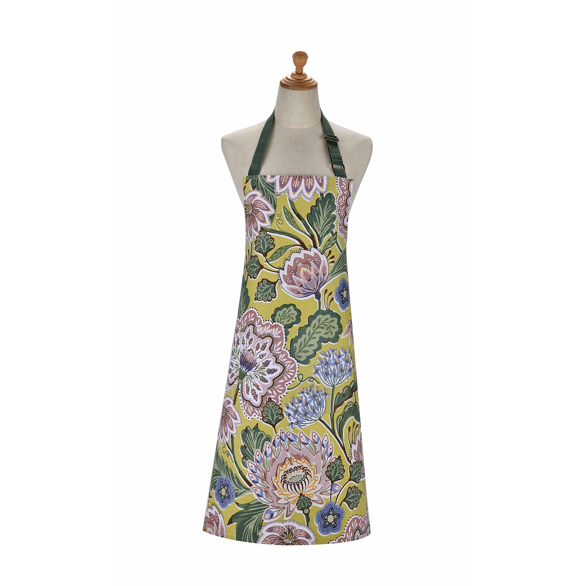 Ulster Weavers Emmeline Apron - Cotton One Size in Green - Apron - Ulster Weavers