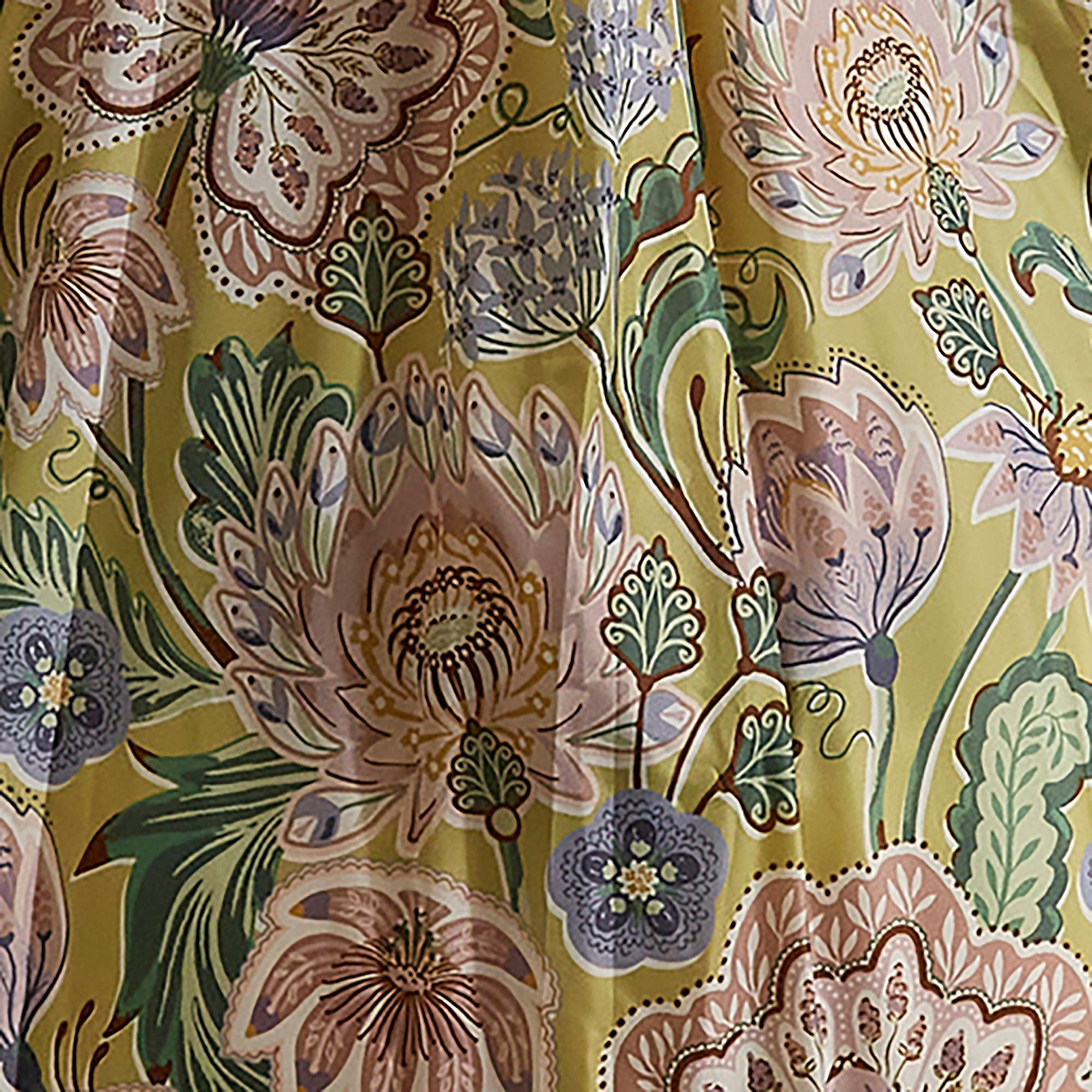 Ulster Weavers Emmeline Foldable Tote Bag Medium in Green - Roll-Up Bag - Ulster Weavers