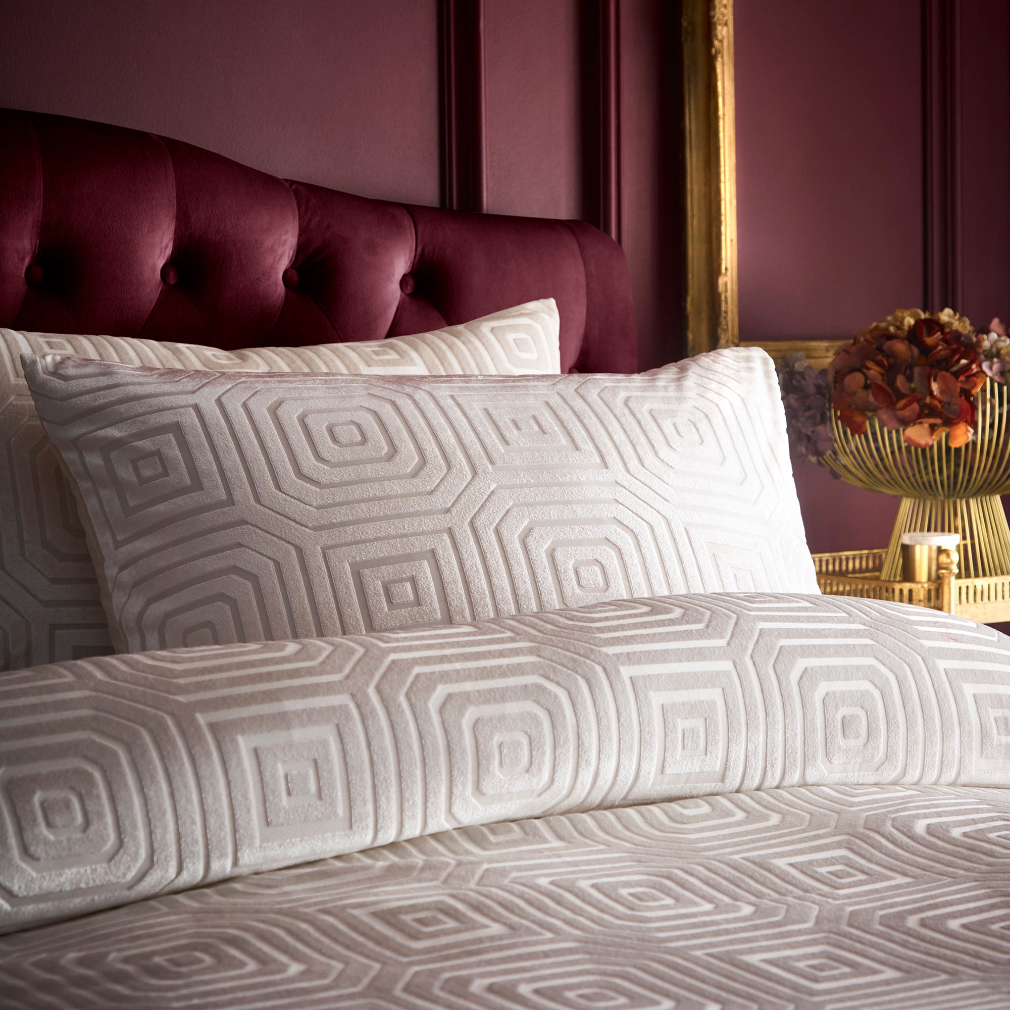 Emile Duvet Cover Set in Cream - Duvet Cover Set - Laurence Llewelyn-Bowen