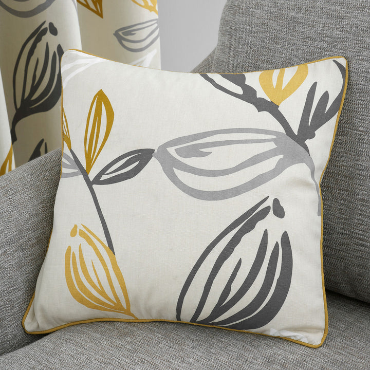 Ensley Cushion by Fusion in Ochre 43 x 43cm - Cushion - Fusion