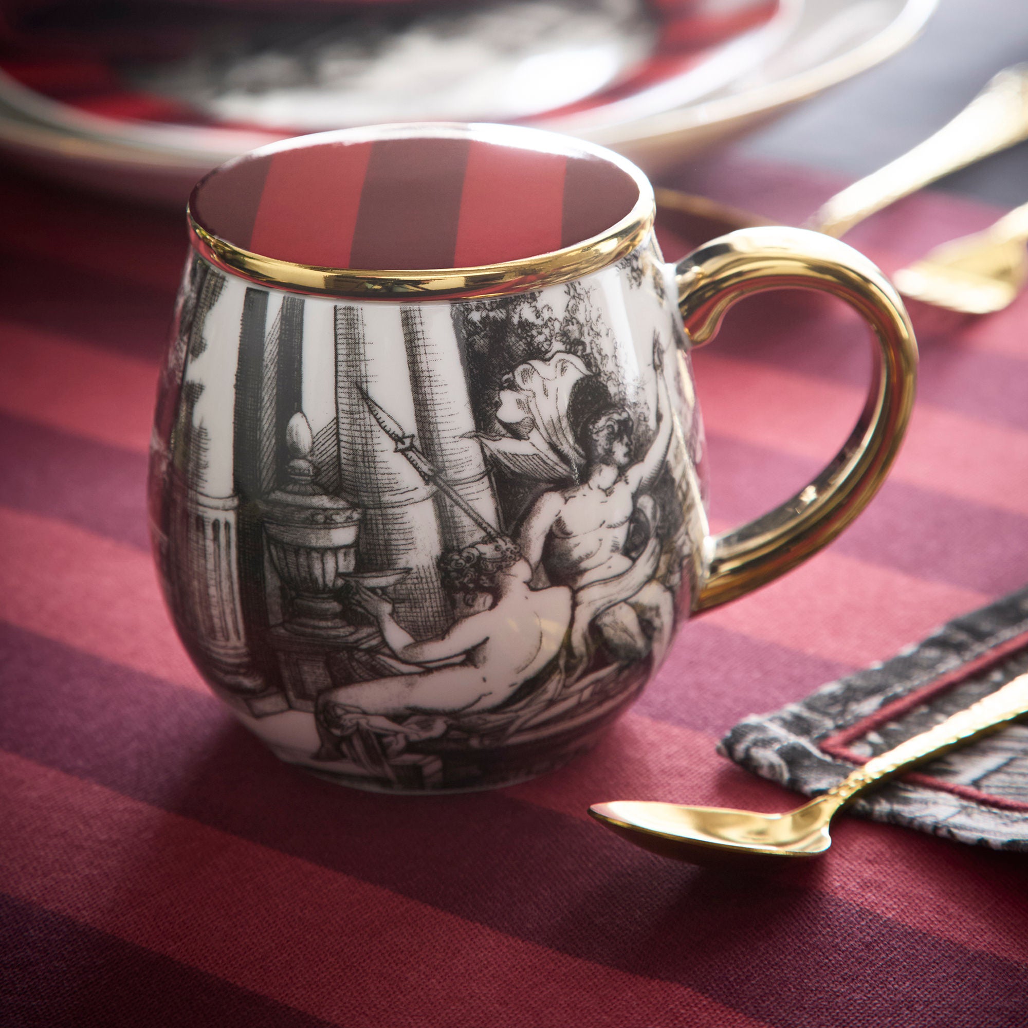 Festivo Mug with Lid in Multicolour - Mug with Lid - Laurence Llewelyn-Bowen