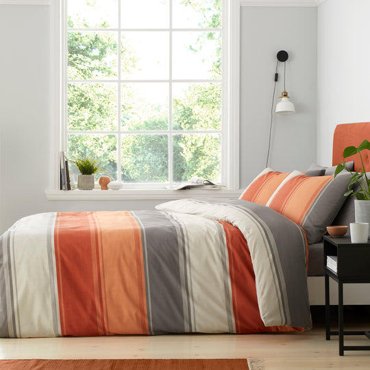 Betley Duvet Cover Set in Spice