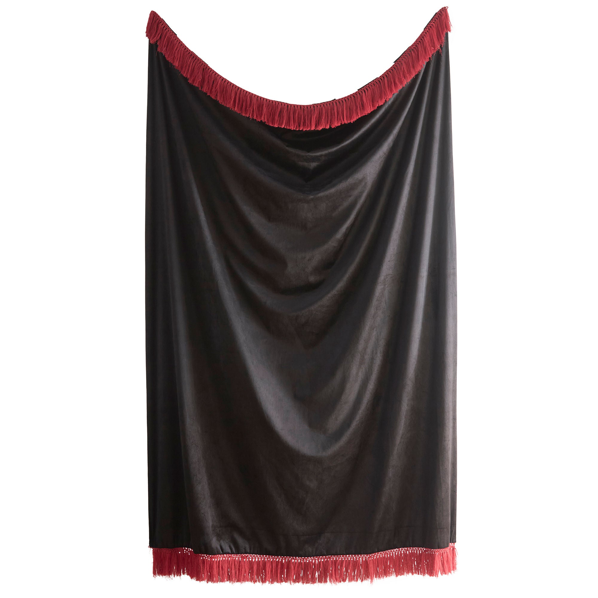 Festivo Stripe Throw in Black 130 x 180cm - Throw - Laurence Llewelyn-Bowen