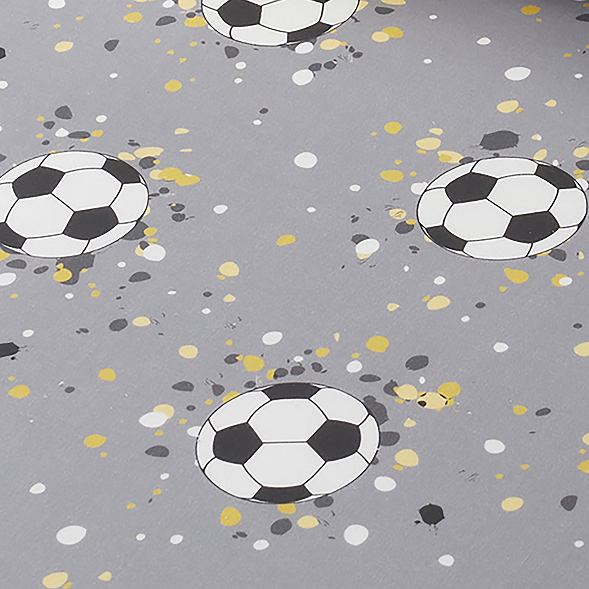 Goal 25cm Fitted Bed Sheet by Bedlam in Gold - 25cm Fitted Bed Sheet - Bedlam