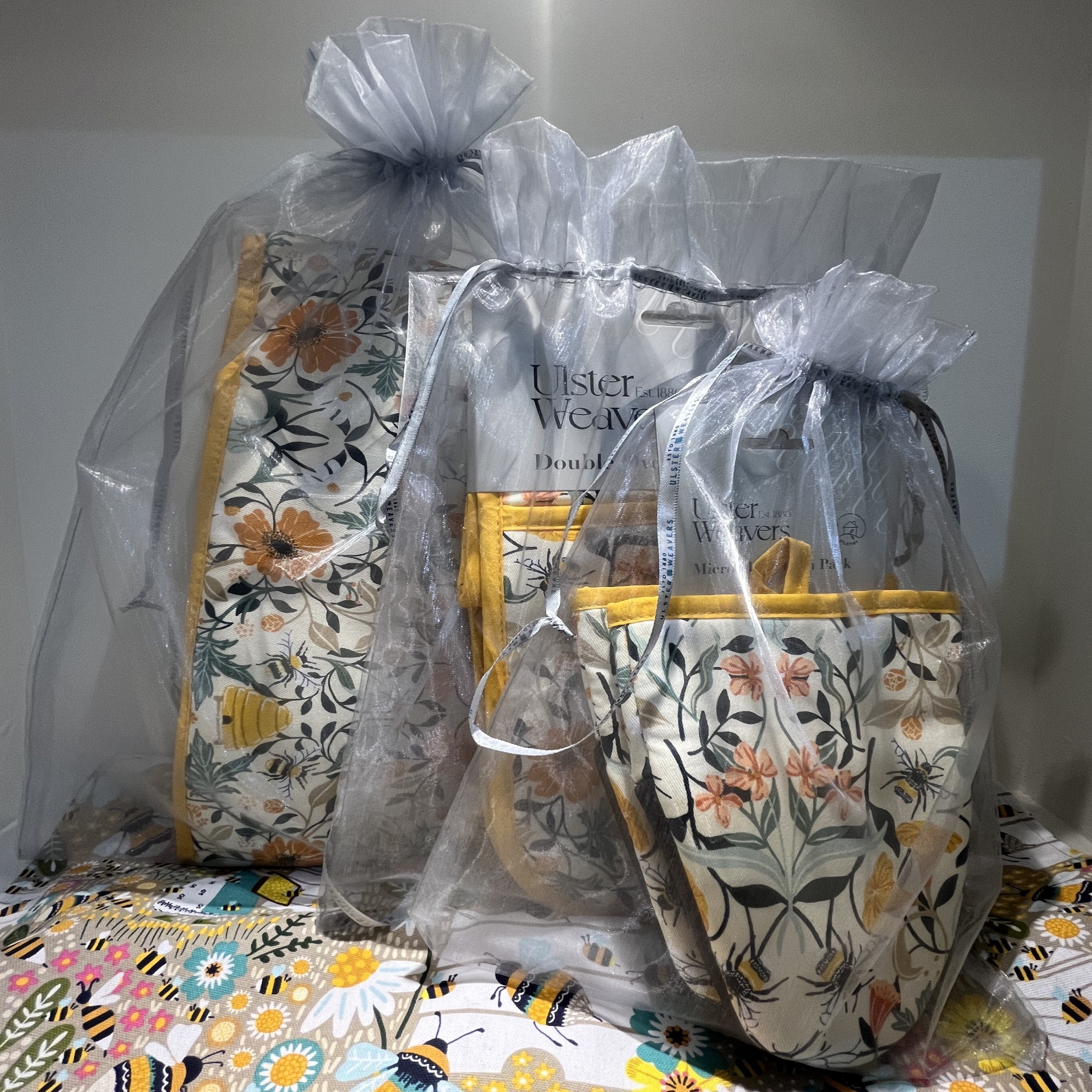 Ulster Weavers Organza Drawstring Bag in Silver - Bag - Ulster Weavers