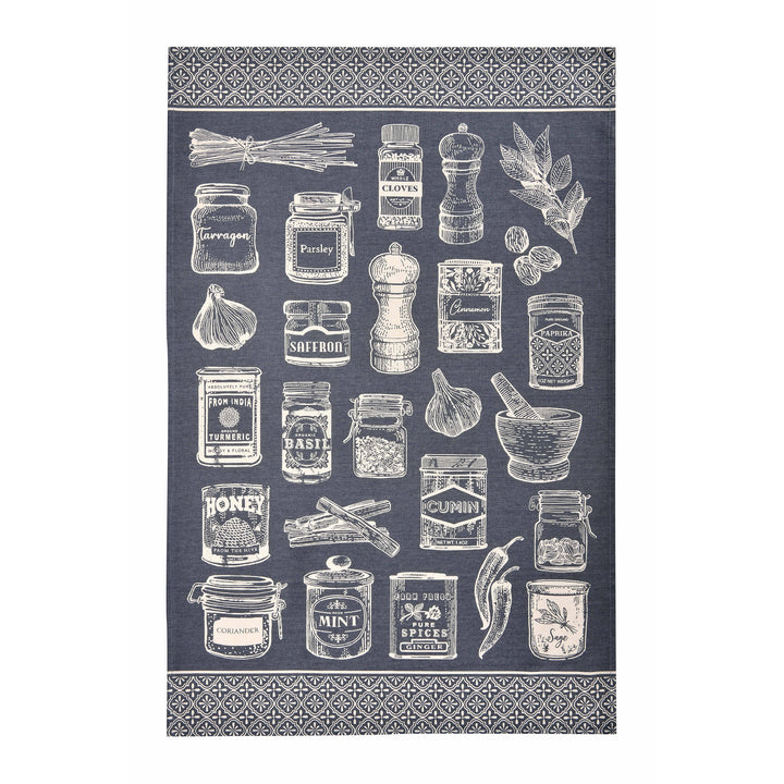 Ulster Weavers Herbs & Spices Tea Towel - Cotton One Size in Grey