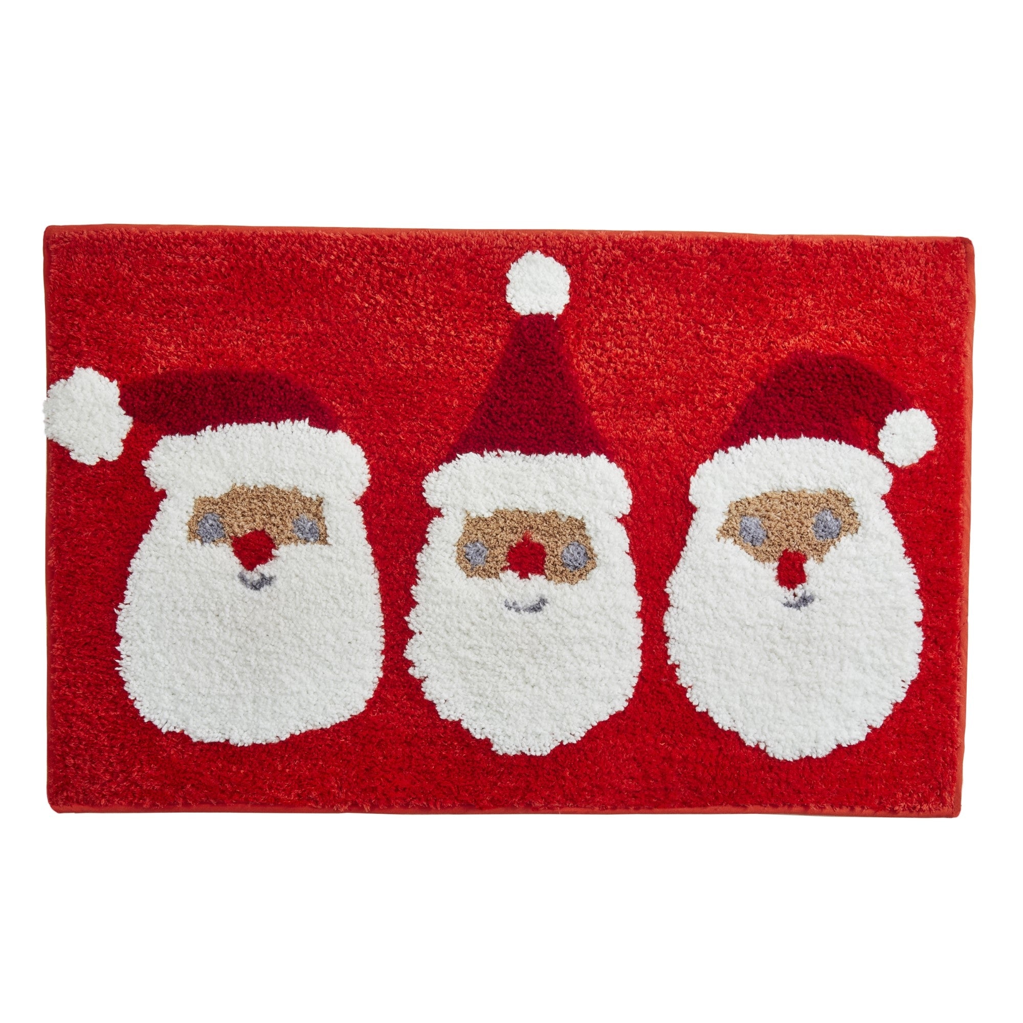 Jolly Santa Bath Mat by Bedlam in Red 50 x 80cm - Bath Mat - Bedlam