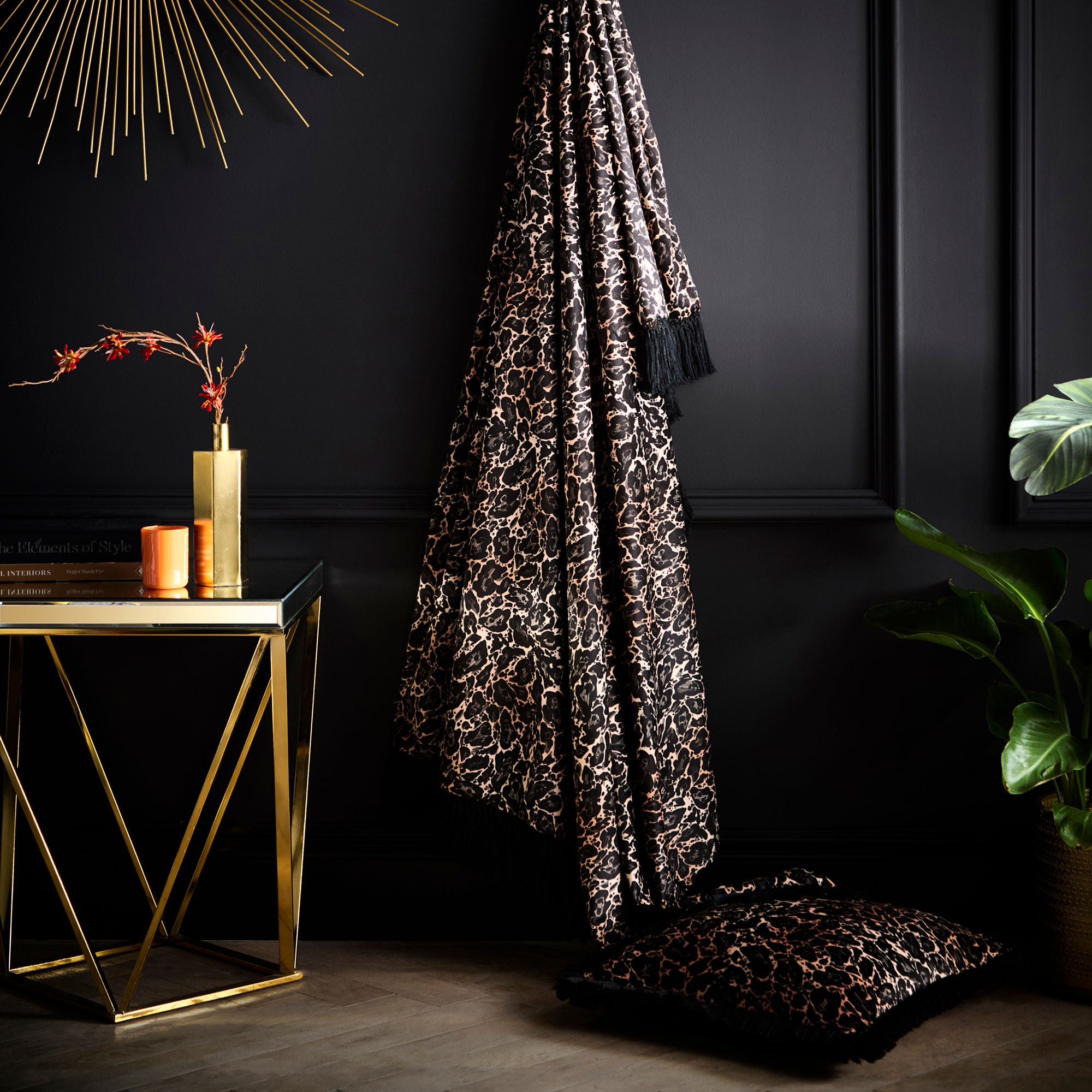 Josephine Cushion in Gold 43 x 43cm - Cushion - Laurence Llewelyn-Bowen